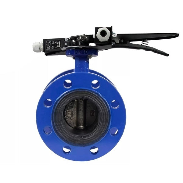 Water Butterfly Valve Elephant WBV1331E-2W-F-H, body material - Cast iron GGG40/EN-GJS-400-15, disk material - Stainless steel AISI 304, seal - EPDM, handle, LSU LS-103