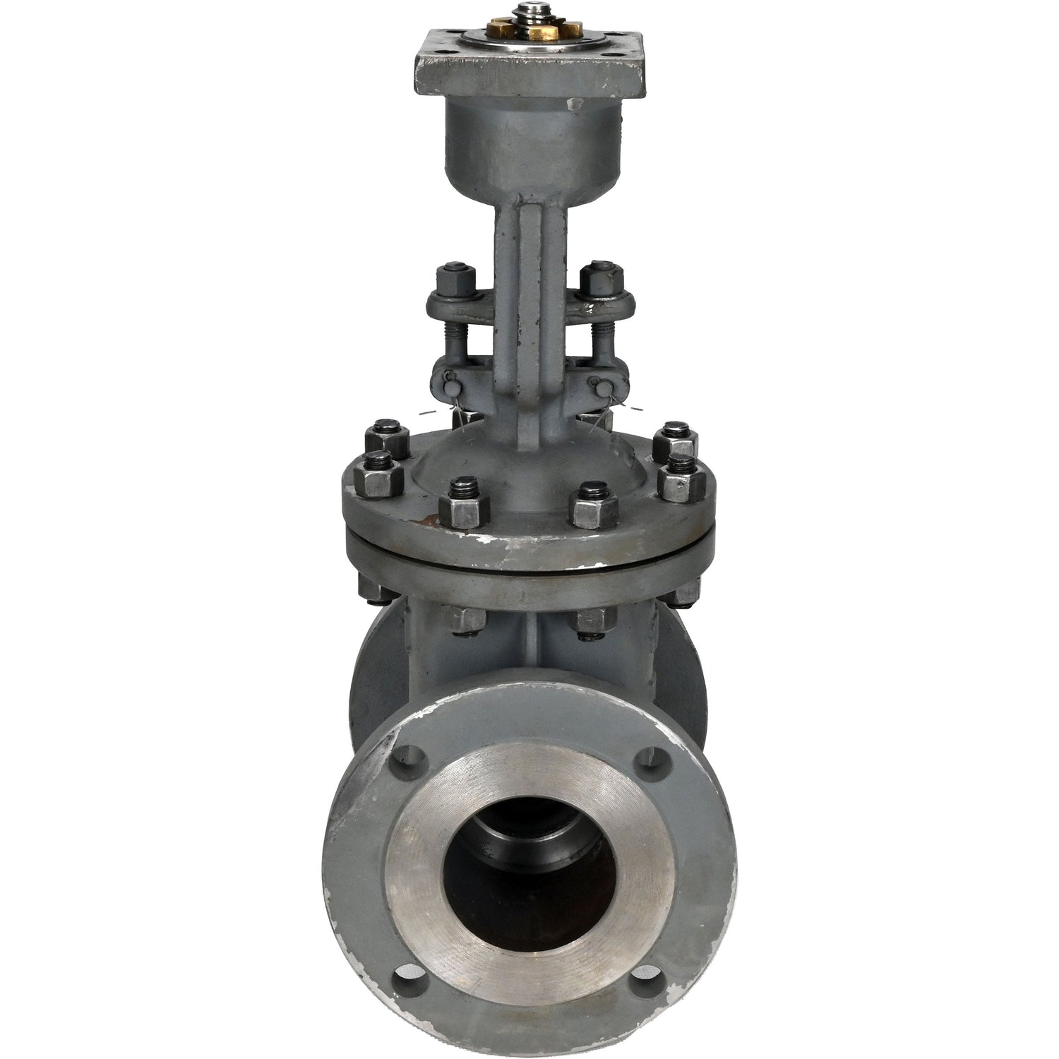 Wedge gate valve Elephant GAIR GVWR3434M-2W-F-OST, body material - carbon steel, wedge material - carbon steel, seal - metal, stem only