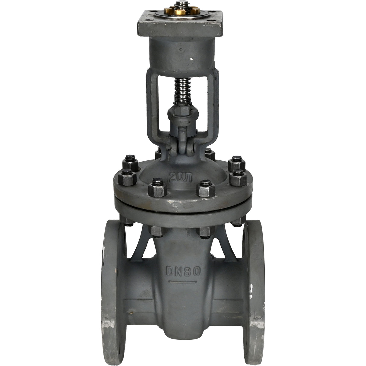 Wedge gate valve Elephant GAIR GVWR3434M-2W-F-OST, body material - carbon steel, wedge material - carbon steel, seal - metal, stem only