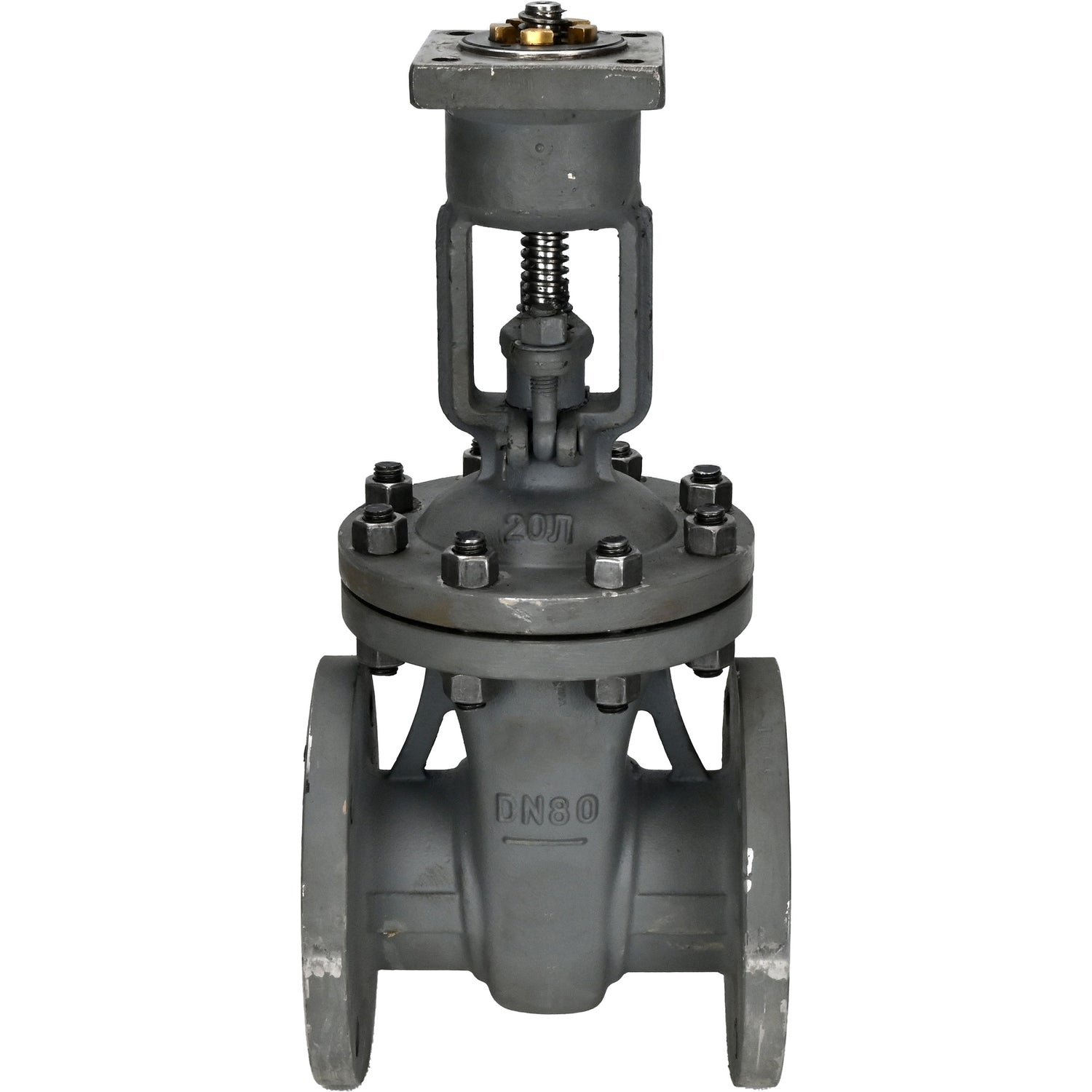 Wedge gate valve Elephant GAIR GVWR3434M-2W-F-OST, body material - carbon steel, wedge material - carbon steel, seal - metal, stem only