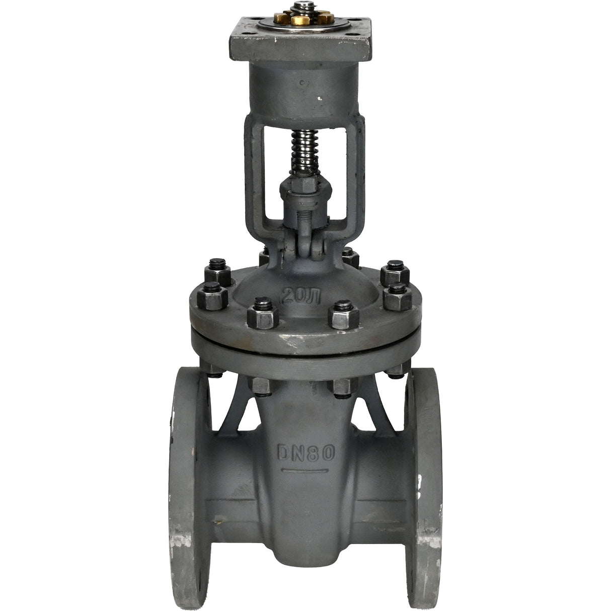 Wedge gate valve Elephant GAIR GVWR3434M-2W-F-OST, body material - carbon steel, wedge material - carbon steel, seal - metal, stem only