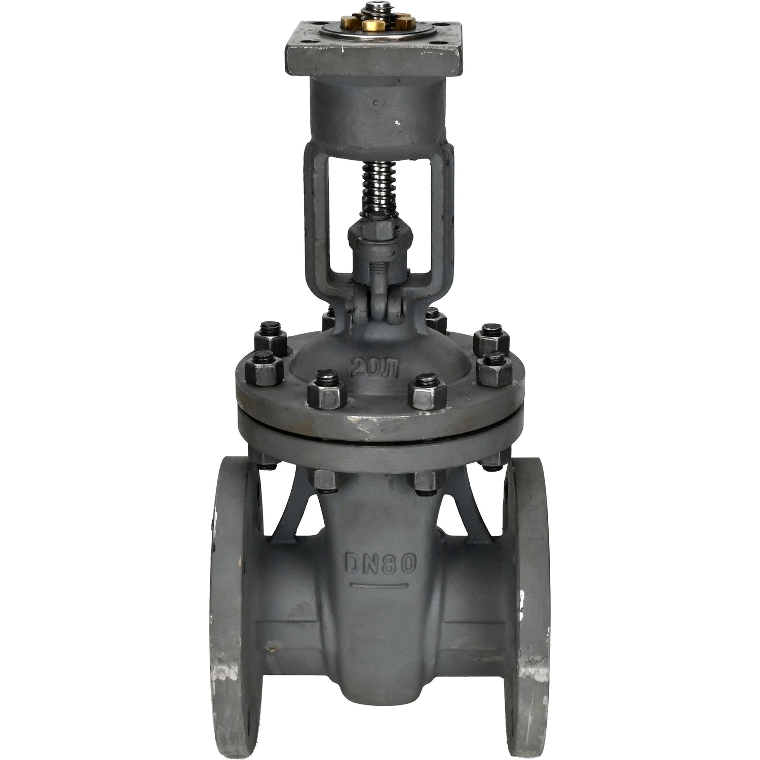 Wedge gate valve Elephant GAIR GVWR3434M-2W-F-OST, body material - carbon steel, wedge material - carbon steel, seal - metal, stem only