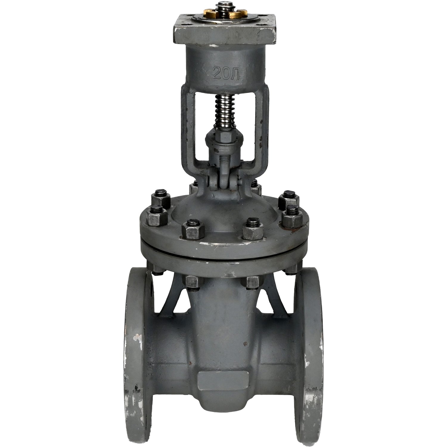 Wedge gate valve Elephant GAIR GVWR3434M-2W-F-OST, body material - carbon steel, wedge material - carbon steel, seal - metal, stem only