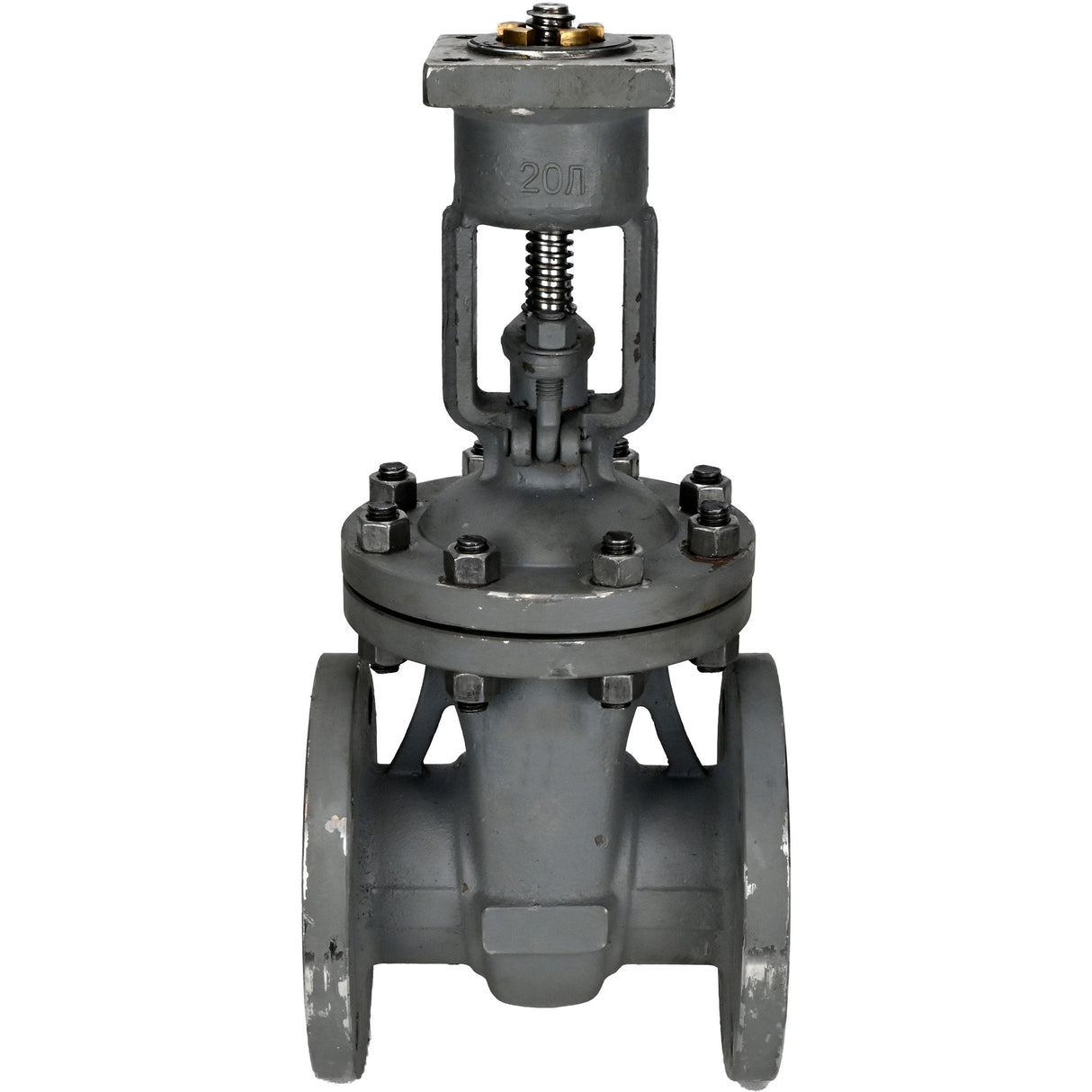 Wedge gate valve Elephant GAIR GVWR3434M-2W-F-OST, body material - carbon steel, wedge material - carbon steel, seal - metal, stem only