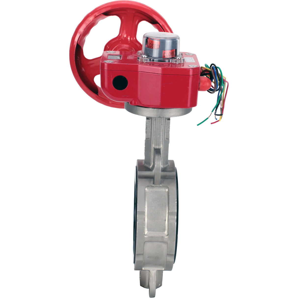 Water Butterfly Valve Elephant WBV3131N-2W-Fb-H, body material - Stainless steel AISI 304, disk material - Stainless steel AISI 304, seal - NBR, gearbox HGBF RQN