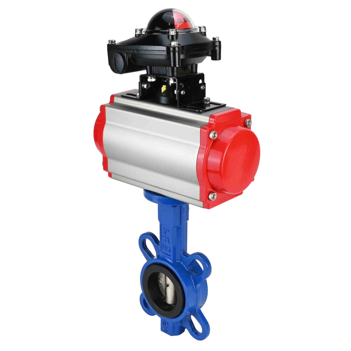 Water Butterfly Valve Elephant g50-g40-epdm-elephant-da-4m310-NAMUR-110/220v-apl-210n, body material - cast iron GGG50, disk material - cast iron GGG40, seal - EPDM, pneumatic actuator operated