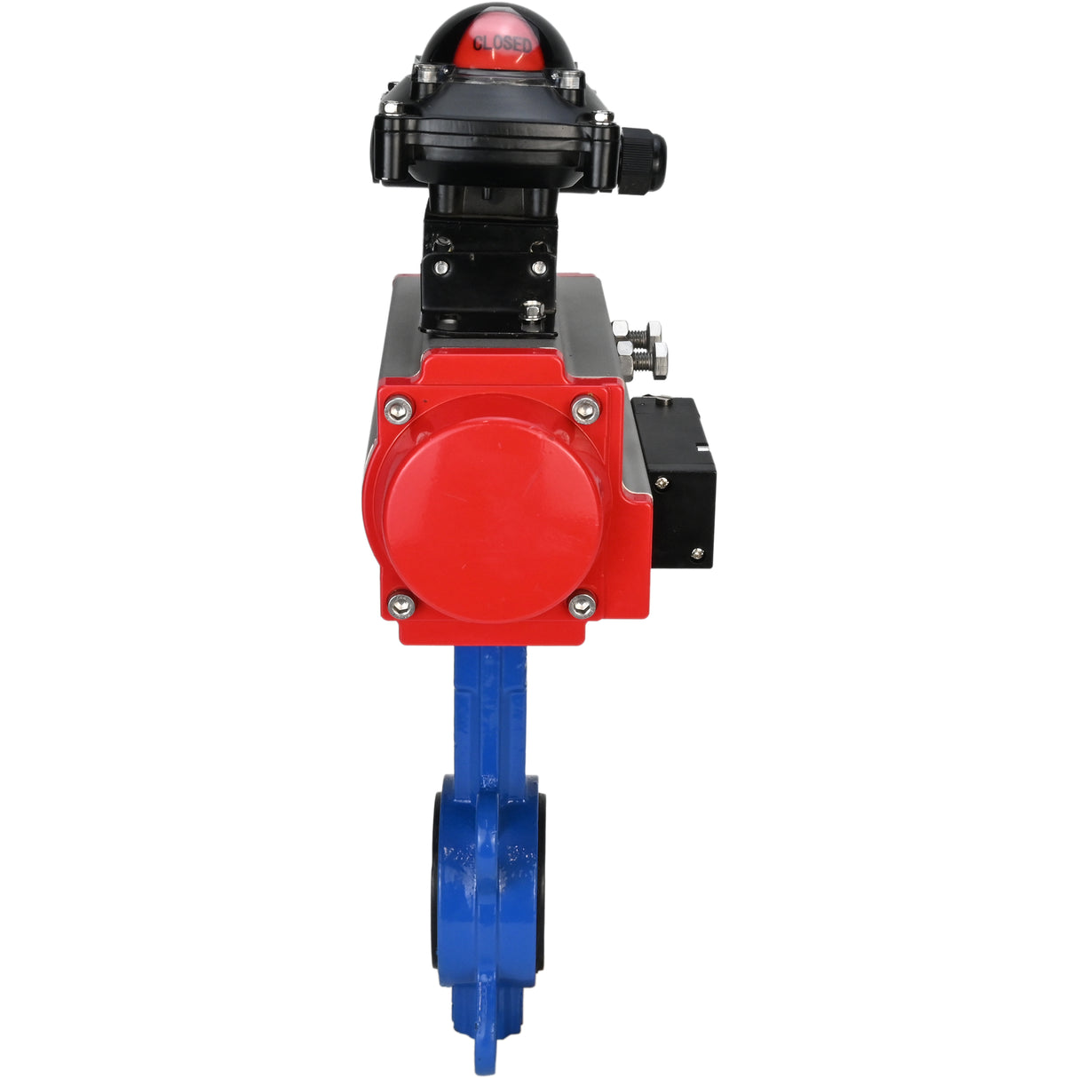Water Butterfly Valve Elephant g50-g40-epdm-elephant-da-4m310-NAMUR-110/220v-apl-210n, body material - cast iron GGG50, disk material - cast iron GGG40, seal - EPDM, pneumatic actuator operated