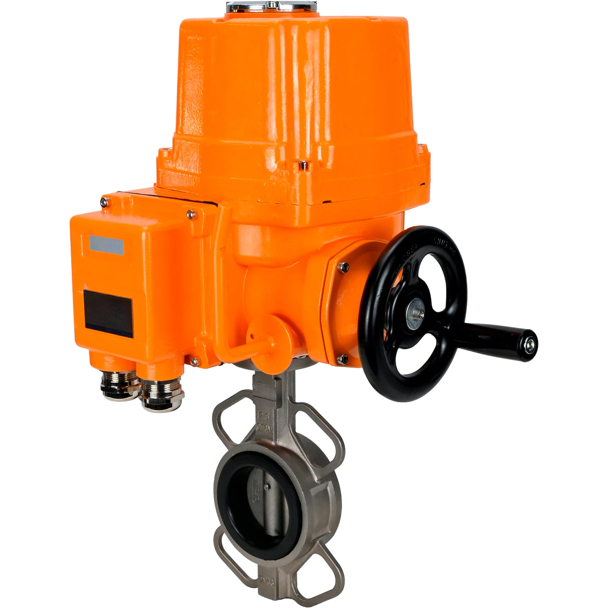 Water Butterfly Valve Elephant 316l-316l-viton-elephant-ex-110/220, body material - stainless steel AISI 316L, disk material - stainless steel AISI 316L, seal - VITON, electric actuator operated