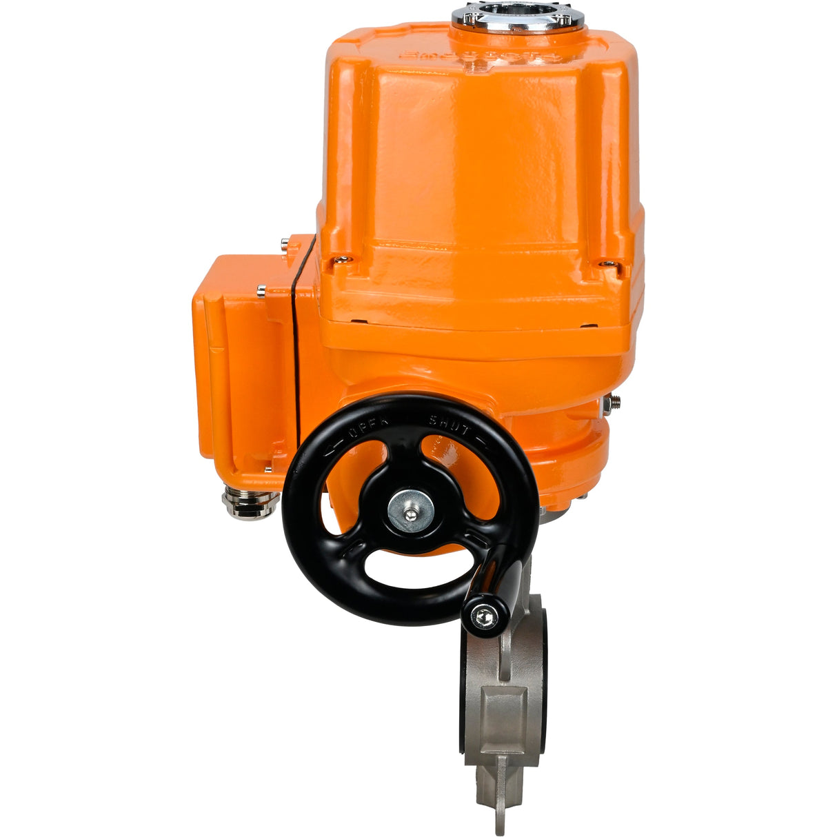 Water Butterfly Valve Elephant 316l-316l-viton-elephant-ex-110/220, body material - stainless steel AISI 316L, disk material - stainless steel AISI 316L, seal - VITON, electric actuator operated