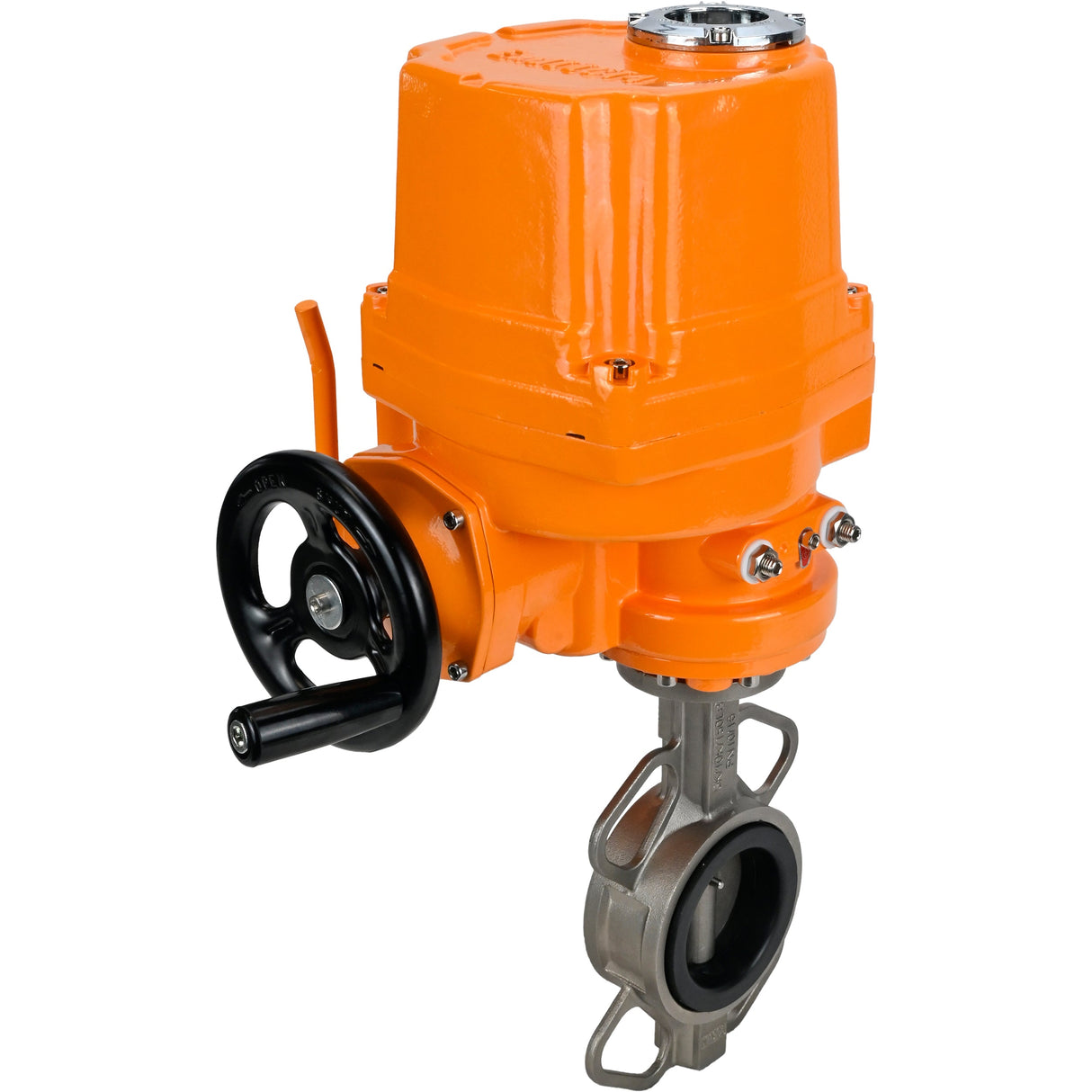 Water Butterfly Valve Elephant 316l-316l-viton-elephant-ex-380, body material - stainless steel AISI 316L, disk material - stainless steel AISI 316L, seal - VITON, electric actuator operated