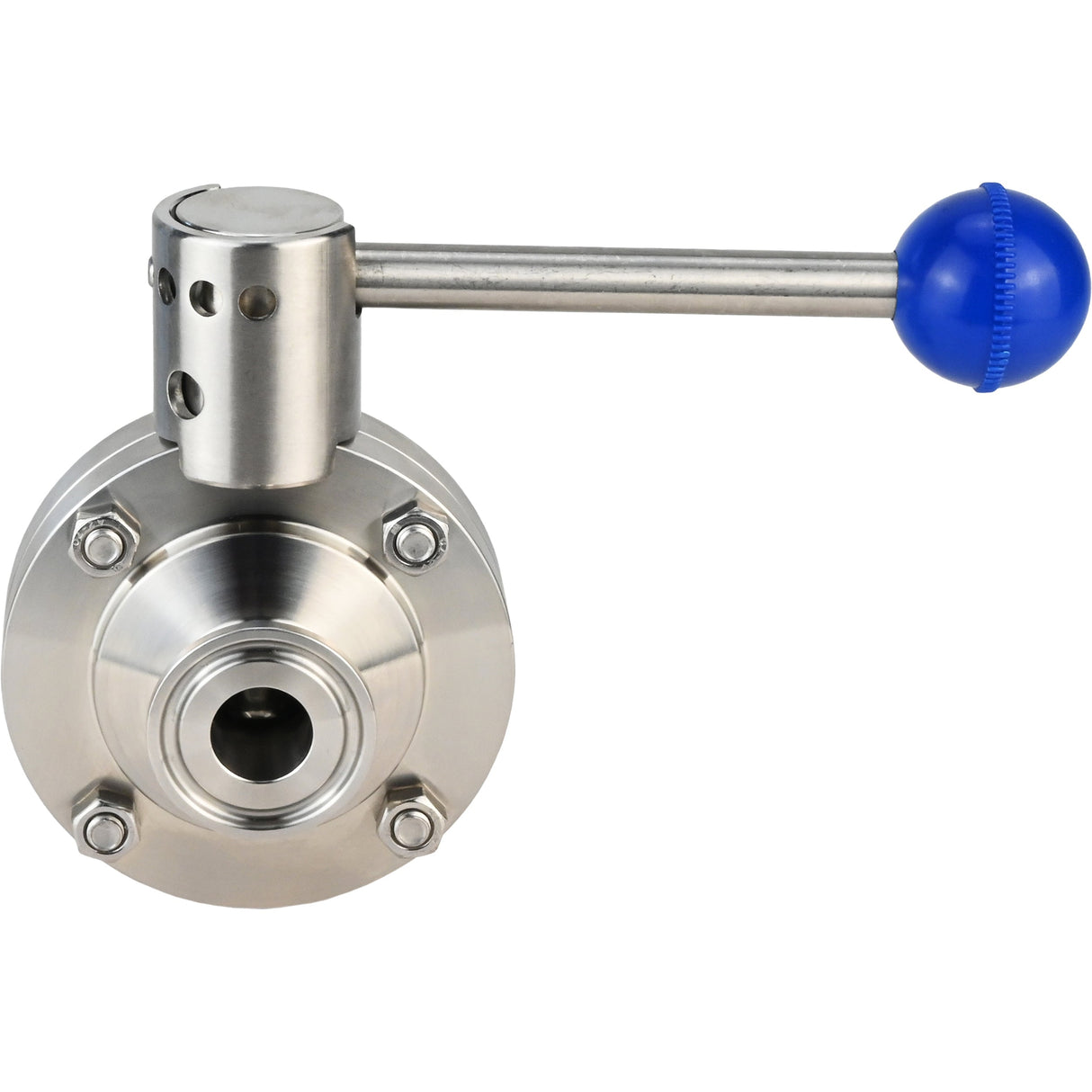 Water Butterfly Valve Elephant WBV3131E-2W-C-H, body material - Stainless steel AISI 304, disk material - Stainless steel AISI 304, seal - EPDM, connection - clamp, handle