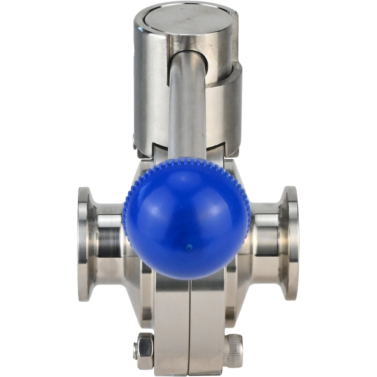 Water Butterfly Valve Elephant WBV3131E-2W-C-H, body material - Stainless steel AISI 304, disk material - Stainless steel AISI 304, seal - EPDM, connection - clamp, handle