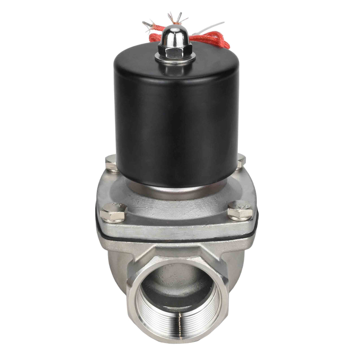 Two way normally closed direct acting electric solenoid valve Elephant VS2W-101E-NC EPDM 220V, body material - stainless steel AISI 304, seal - EPDM