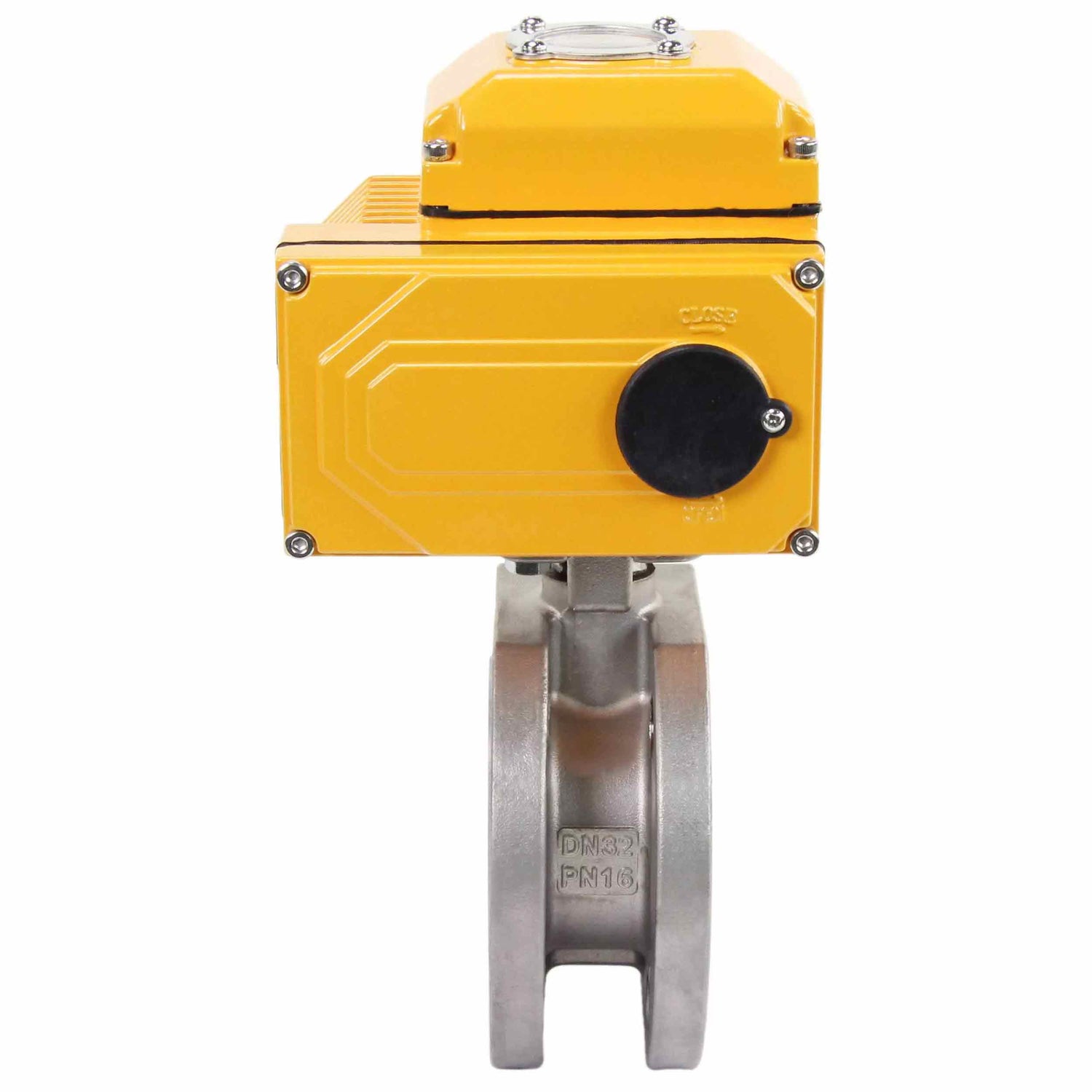 Stainless steel ball valve Elephant BV3232P-FP-Fb 16 bar, body material - stainless steel AISI 316, seal - PTFE, full port, compact flanged, electric actuator Elephant-003 24 V