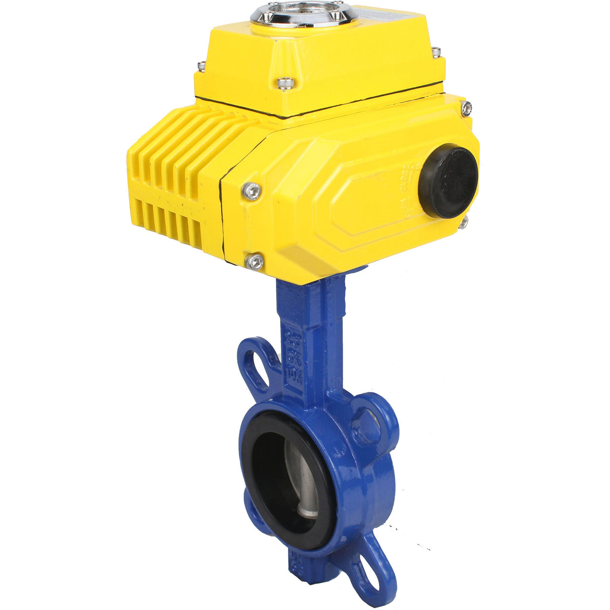 Water Butterfly Valve Elephant ggg50-316l-epdm-elephant-380, body material - cast iron GGG50, disk material - stainless steel AISI 316L, seal - EPDM, electric actuator operated