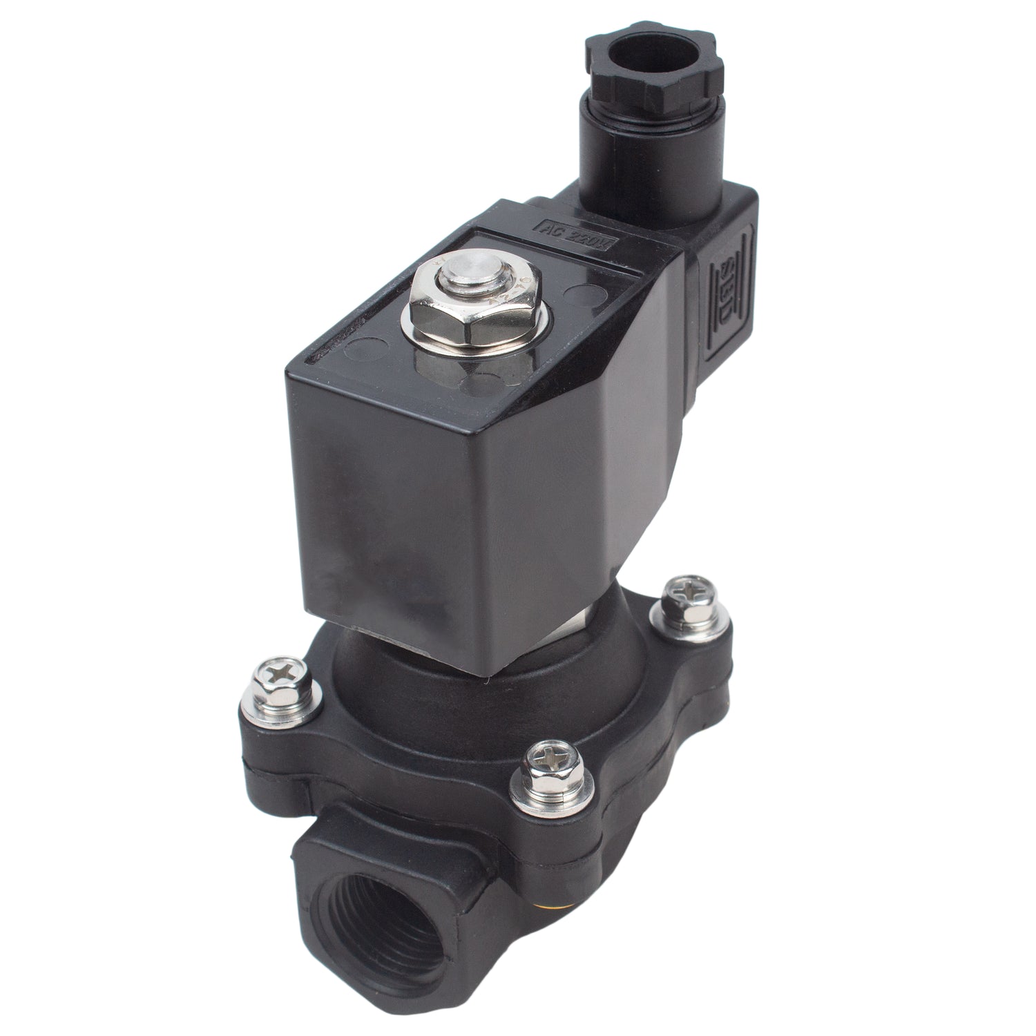Solenoid valve Elephant VS541-NT-NC-24VAC, body material - polyamide PA66, seal - NBR, normally closed, coil - 24 VAC