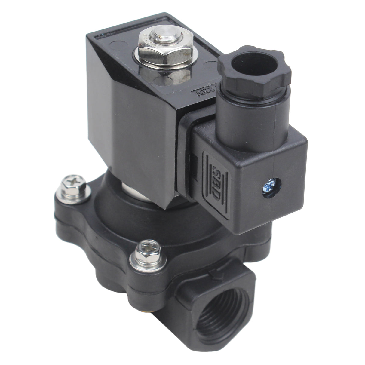 Solenoid valve Elephant VS541-NT-NC-24VAC, body material - polyamide PA66, seal - NBR, normally closed, coil - 24 VAC