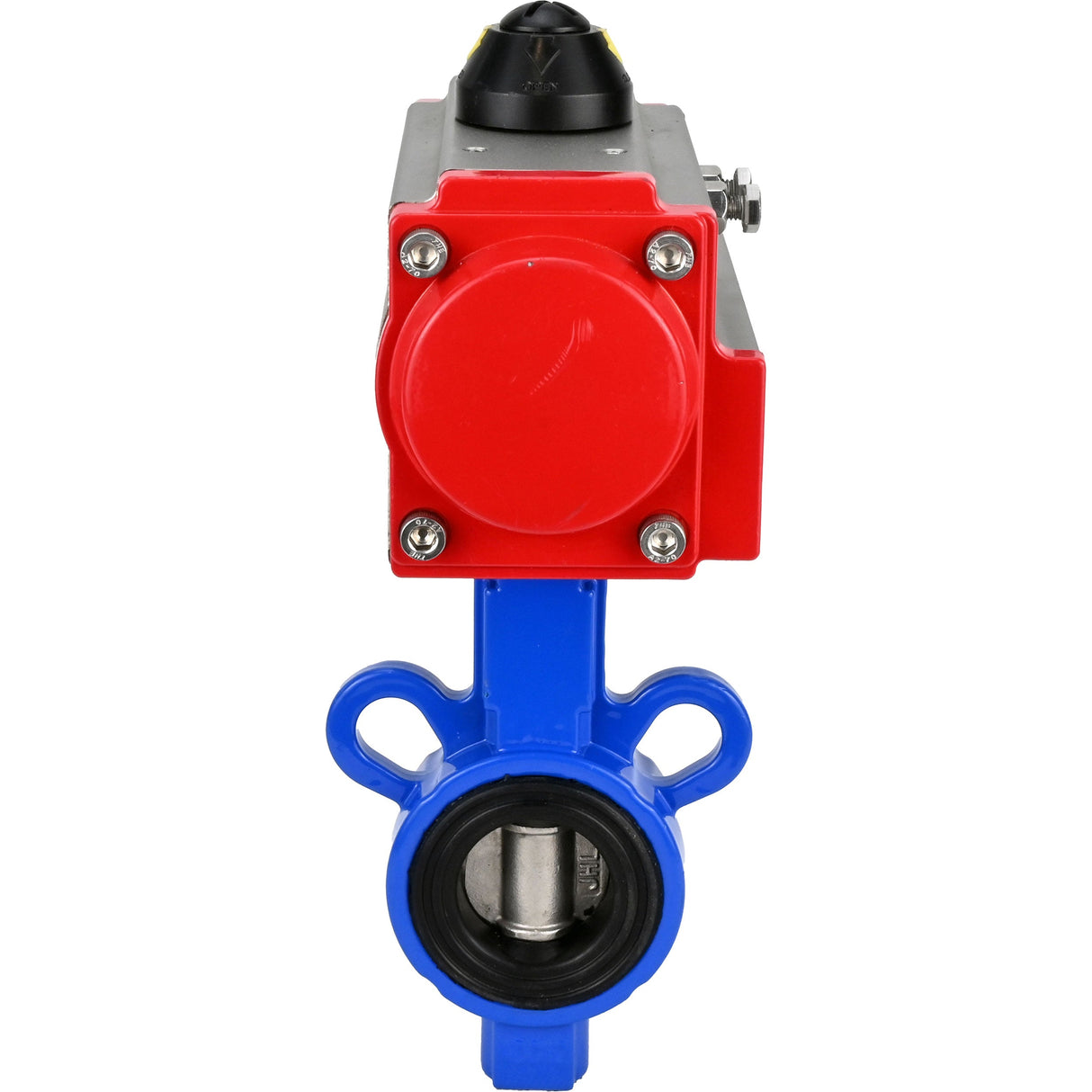 Water Butterfly Valve Elephant al-316l-epdm-elephant-sa, body material - aluminium alloy, disk material - stainless steel AISI 316L, seal - EPDM, pneumatic actuator operated