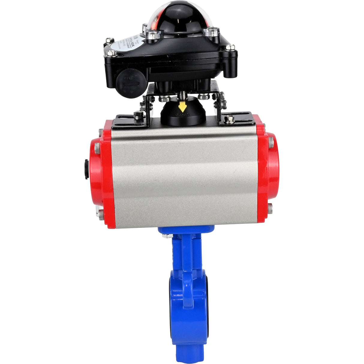 Water Butterfly Valve Elephant al-316l-epdm-elephant-da-4m310-24-apl210n, body material - aluminium alloy, disk material - stainless steel AISI 316L, seal - EPDM, pneumatic actuator operated