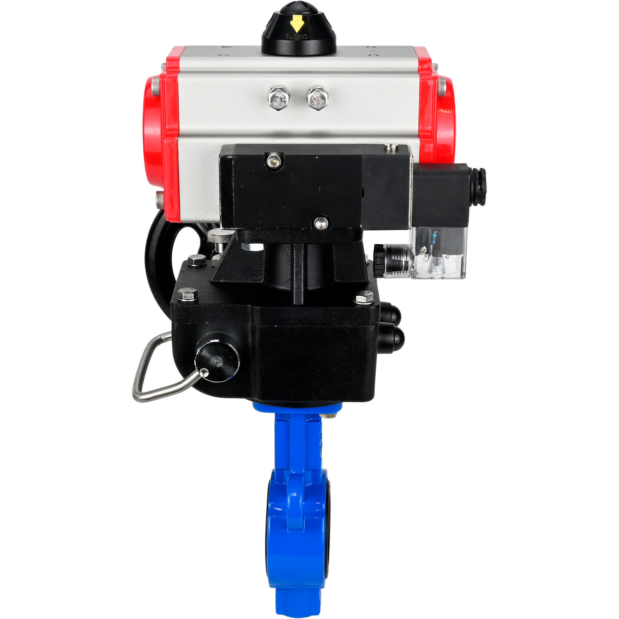 Water Butterfly Valve Elephant al-316l-epdm-elephant-da-4m310-110/220-hdm, body material - aluminium alloy, disk material - stainless steel AISI 316L, seal - EPDM, pneumatic actuator operated