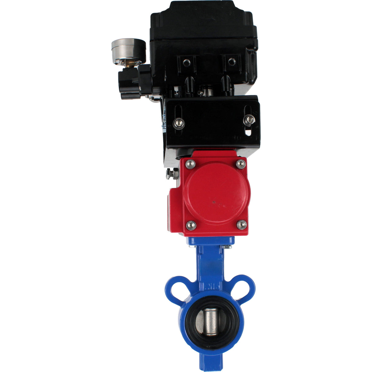 Water Butterfly Valve Elephant al-316l-epdm-elephant-da-yt1000rsn, body material - aluminium alloy, disk material - stainless steel AISI 316L, seal - EPDM, pneumatic actuator operated