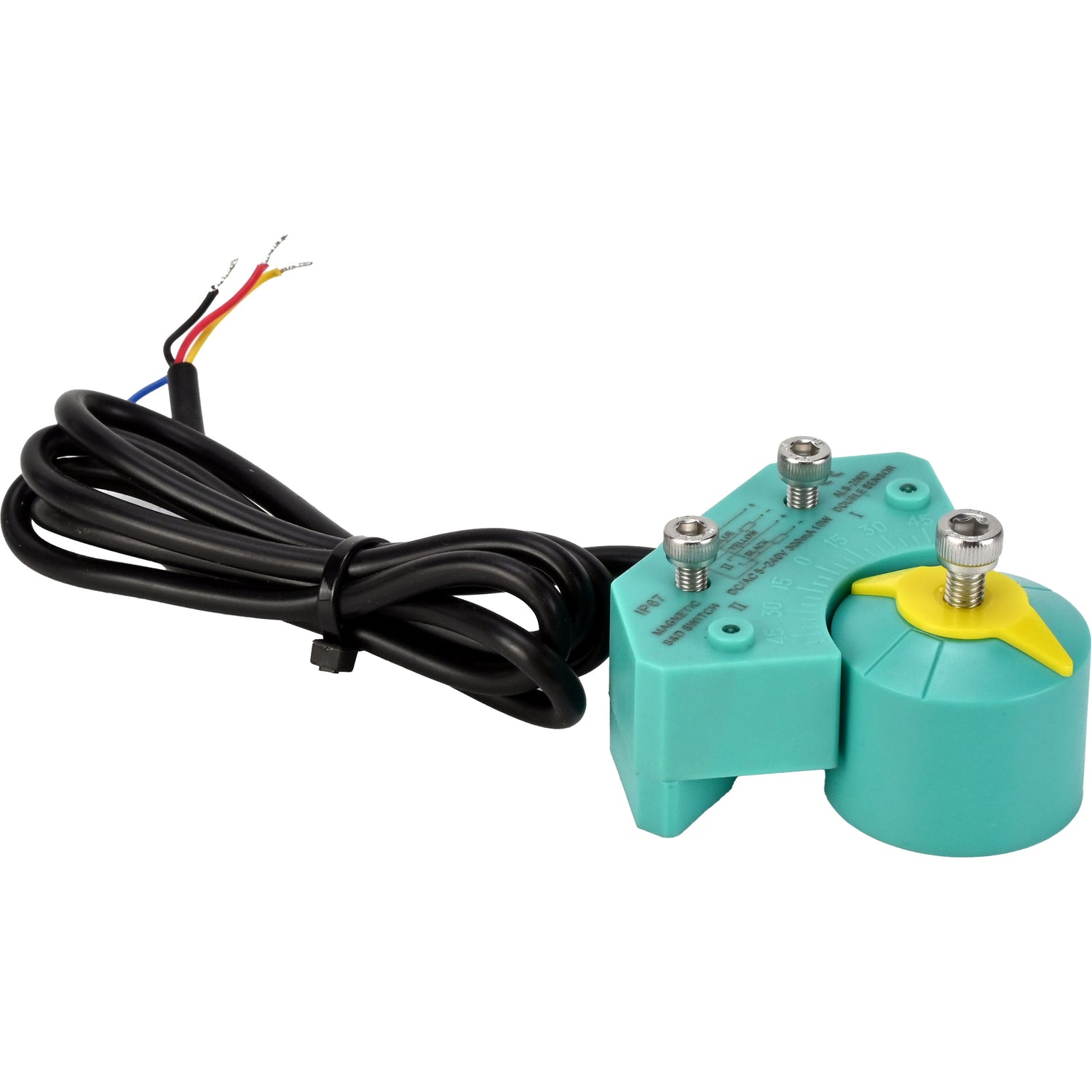 Magnetic switches Elephant ALS200D for pneumatic actuators, shaft rotation angle - 90°, housing - plastic, color - green