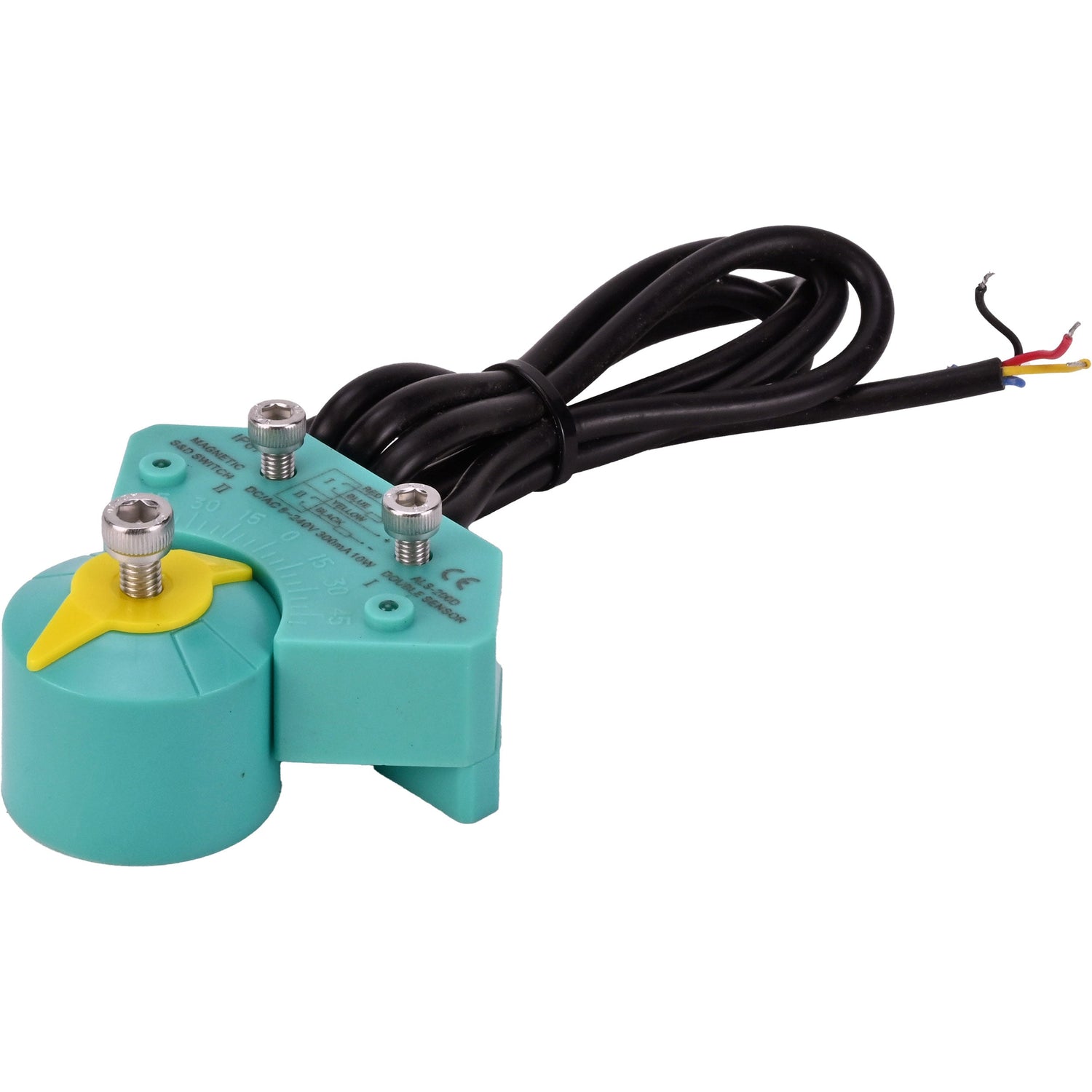 Magnetic switches Elephant ALS200D for pneumatic actuators, shaft rotation angle - 90°, housing - plastic, color - green
