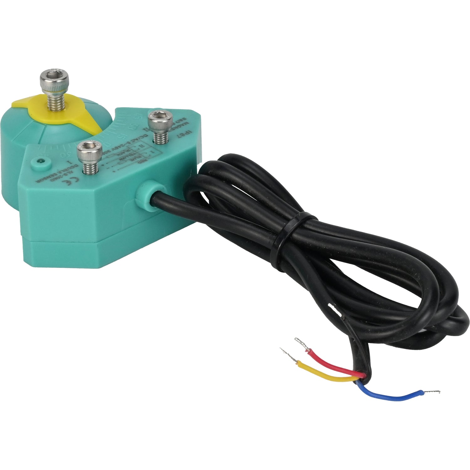 Magnetic switches Elephant ALS200D for pneumatic actuators, shaft rotation angle - 90°, housing - plastic, color - green