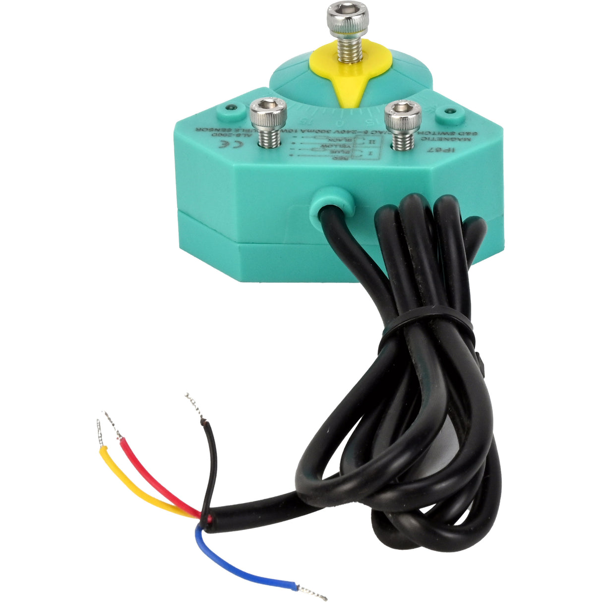 Magnetic switches Elephant ALS200D for pneumatic actuators, shaft rotation angle - 90°, housing - plastic, color - green