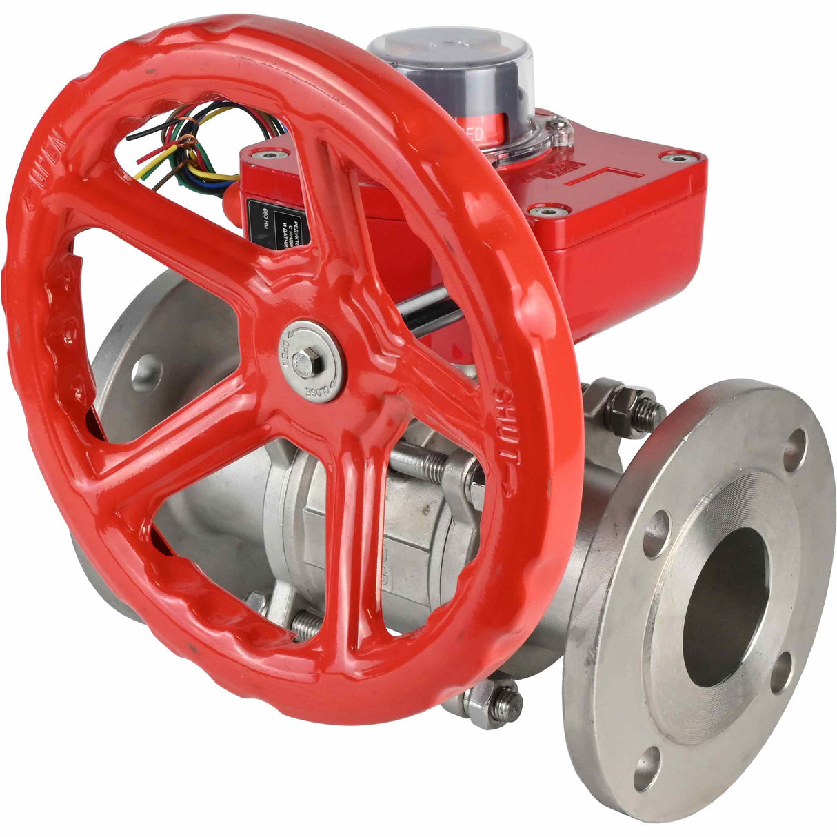 Stainless steel ball valve Elephant ksfpt-316-180-hgbf, body material - stainless steel AISI 316, ball material - stainless steel AISI 316, seal - PTFE, handle operated