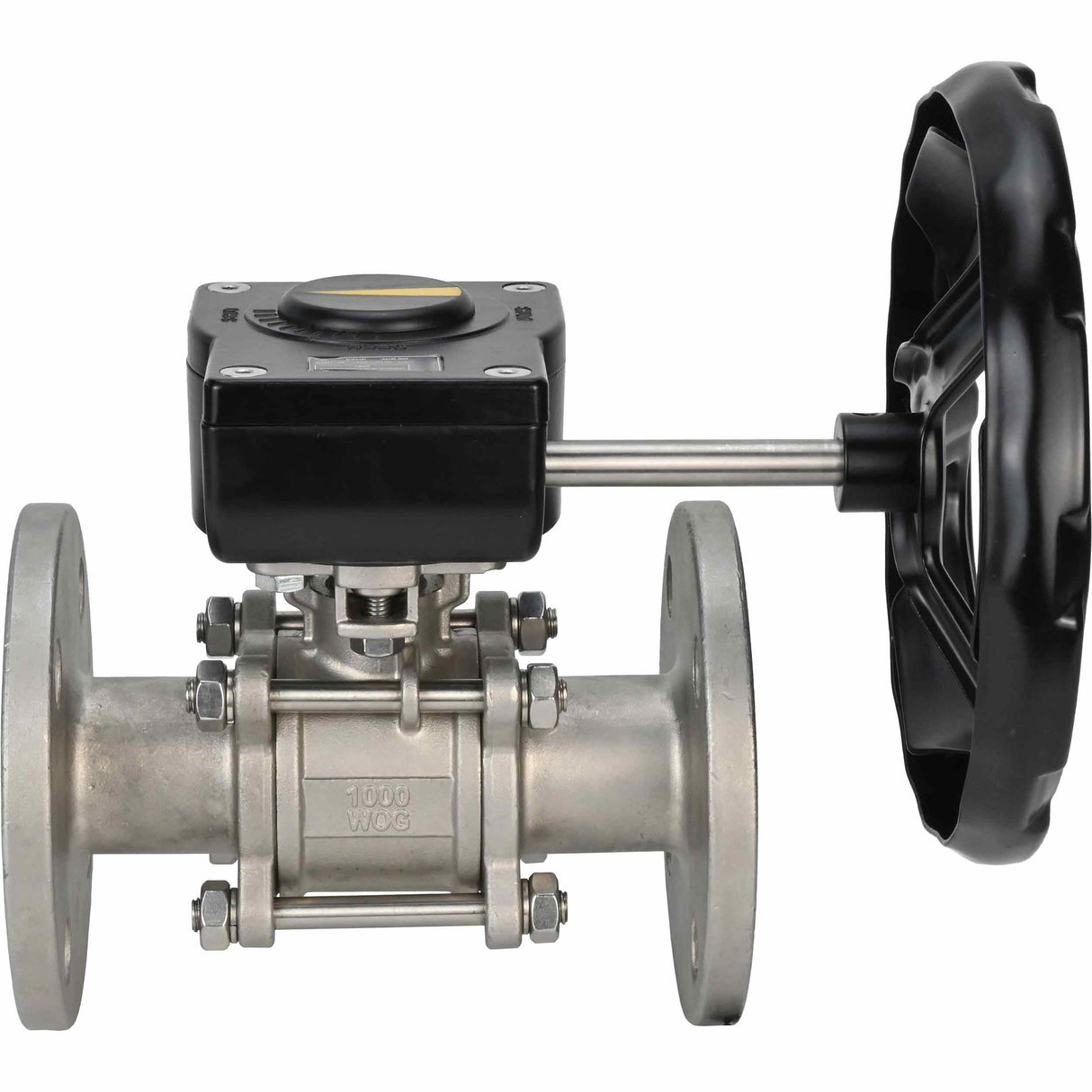 Stainless steel ball valve Elephant ksfpt-316-180-ham, body material - stainless steel AISI 316, ball material - stainless steel AISI 316, seal - PTFE, handle operated