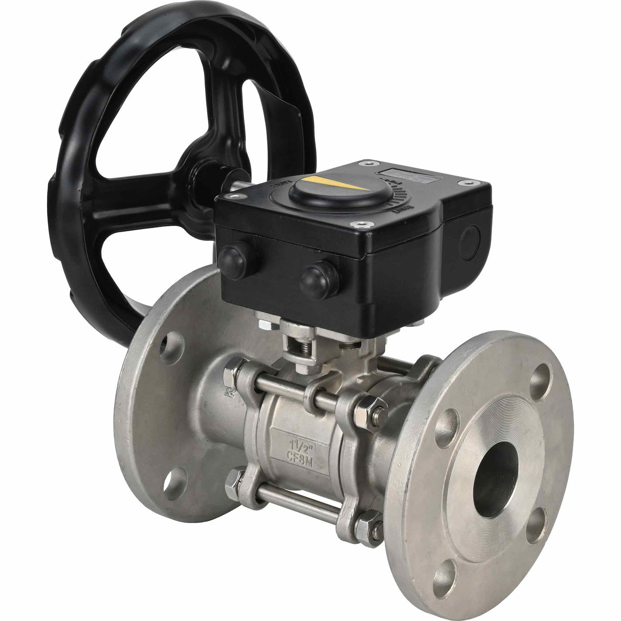 Stainless steel ball valve Elephant ksfpt-316-180-ham, body material - stainless steel AISI 316, ball material - stainless steel AISI 316, seal - PTFE, handle operated