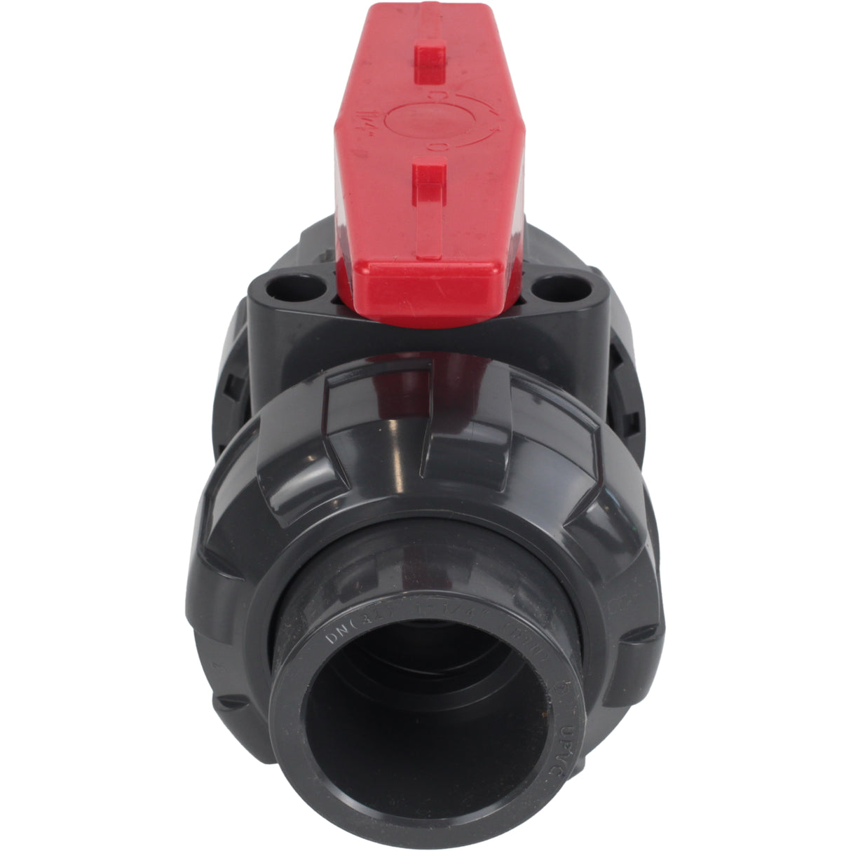 Ball valves Elephant BV4242E-FP-GRM-H, body material - UPVC, ball material - UPVC, seal - EPDM, with handle