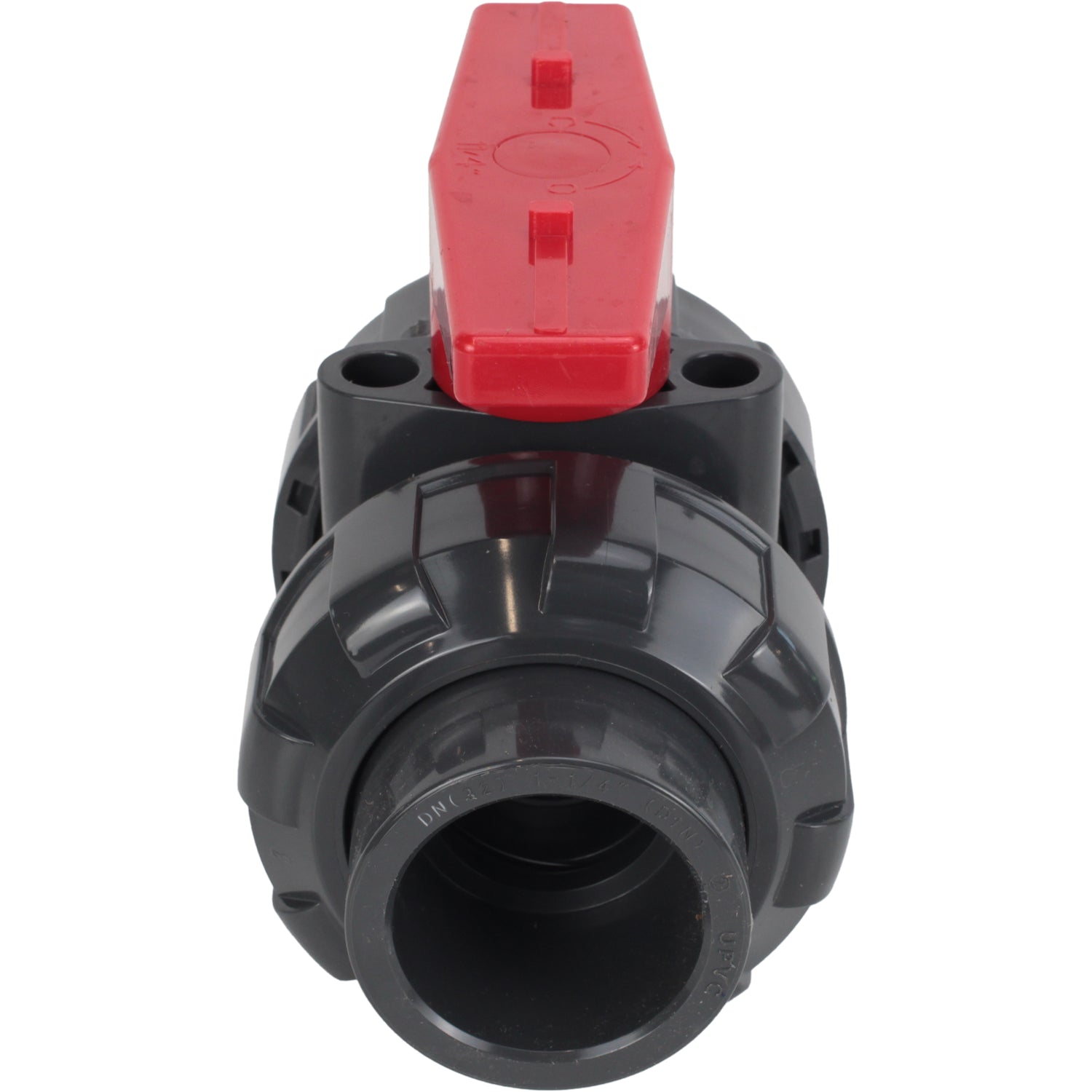 Ball valves Elephant BV4242E-FP-GRM-H, body material - UPVC, ball material - UPVC, seal - EPDM, with handle