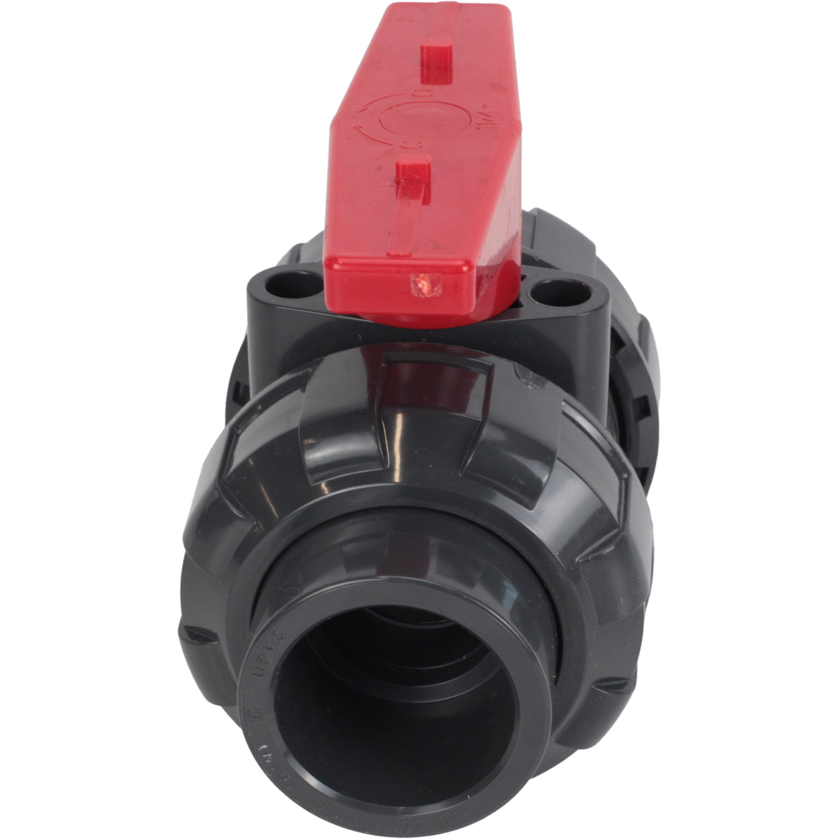 Ball valves Elephant BV4242E-FP-GRM-H, body material - UPVC, ball material - UPVC, seal - EPDM, with handle
