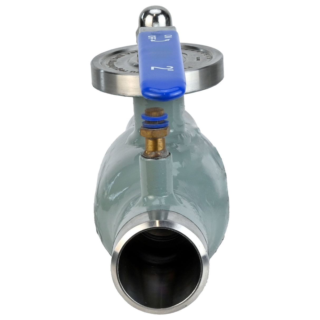 Control ball valves Elephant BVR3232P-SP-W-H stainless steel 316, inferiority passable, welded, with handle, with nipples