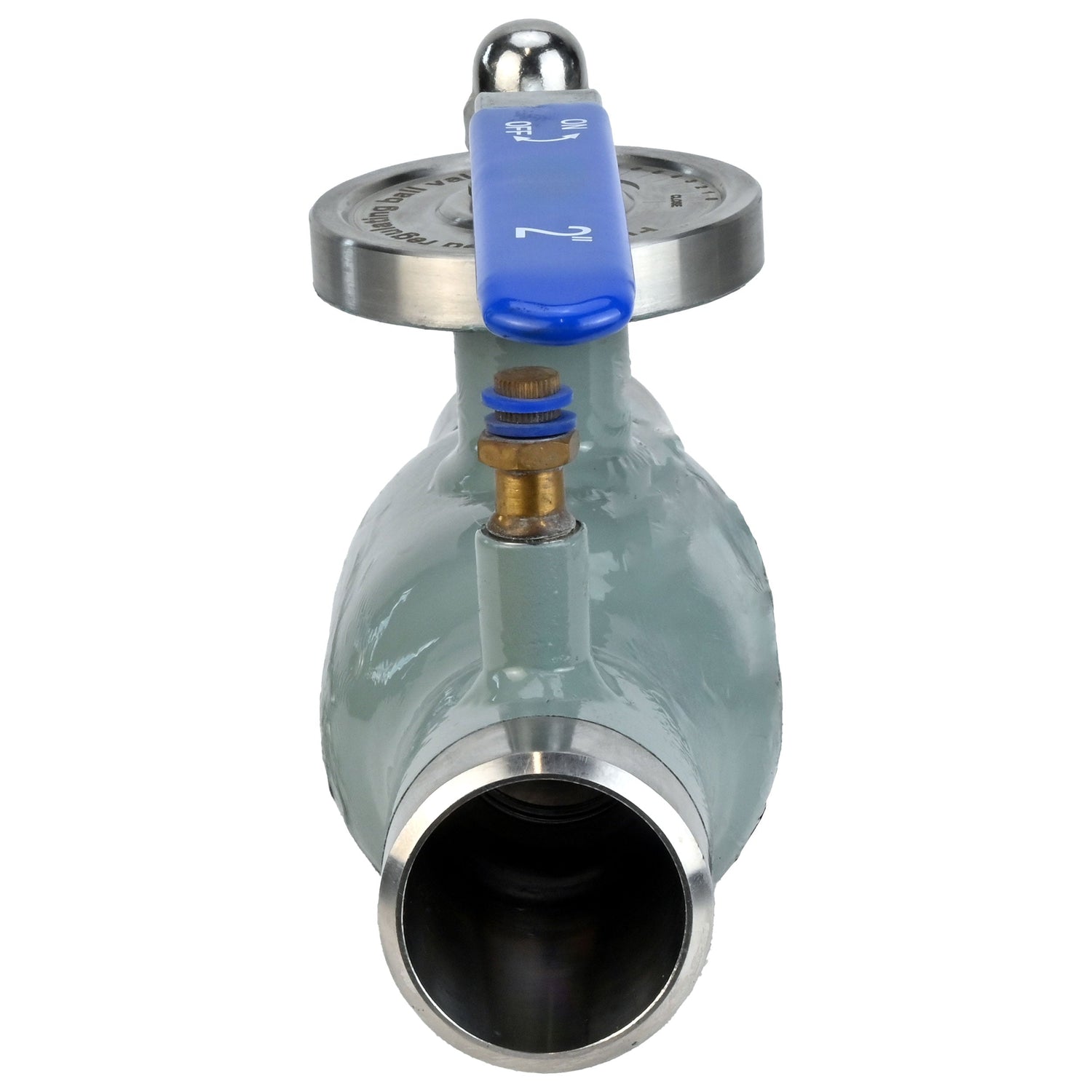 Control ball valves Elephant BVR3232P-SP-W-H stainless steel 316, inferiority passable, welded, with handle, with nipples