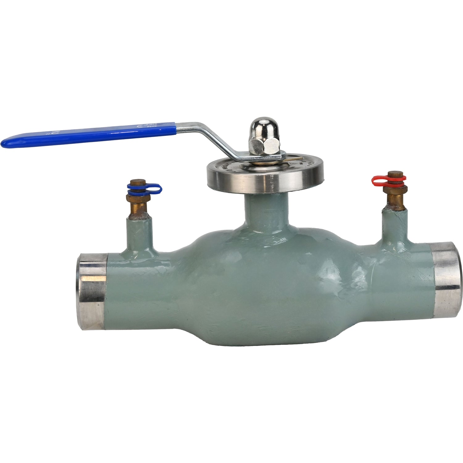 Control ball valves Elephant BVR3232P-SP-W-H stainless steel 316, inferiority passable, welded, with handle, with nipples