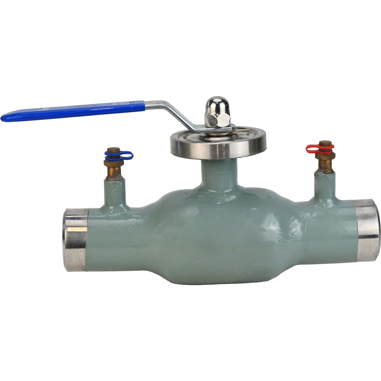 Control ball valves Elephant BVR3232P-SP-W-H stainless steel 316, inferiority passable, welded, with handle, with nipples