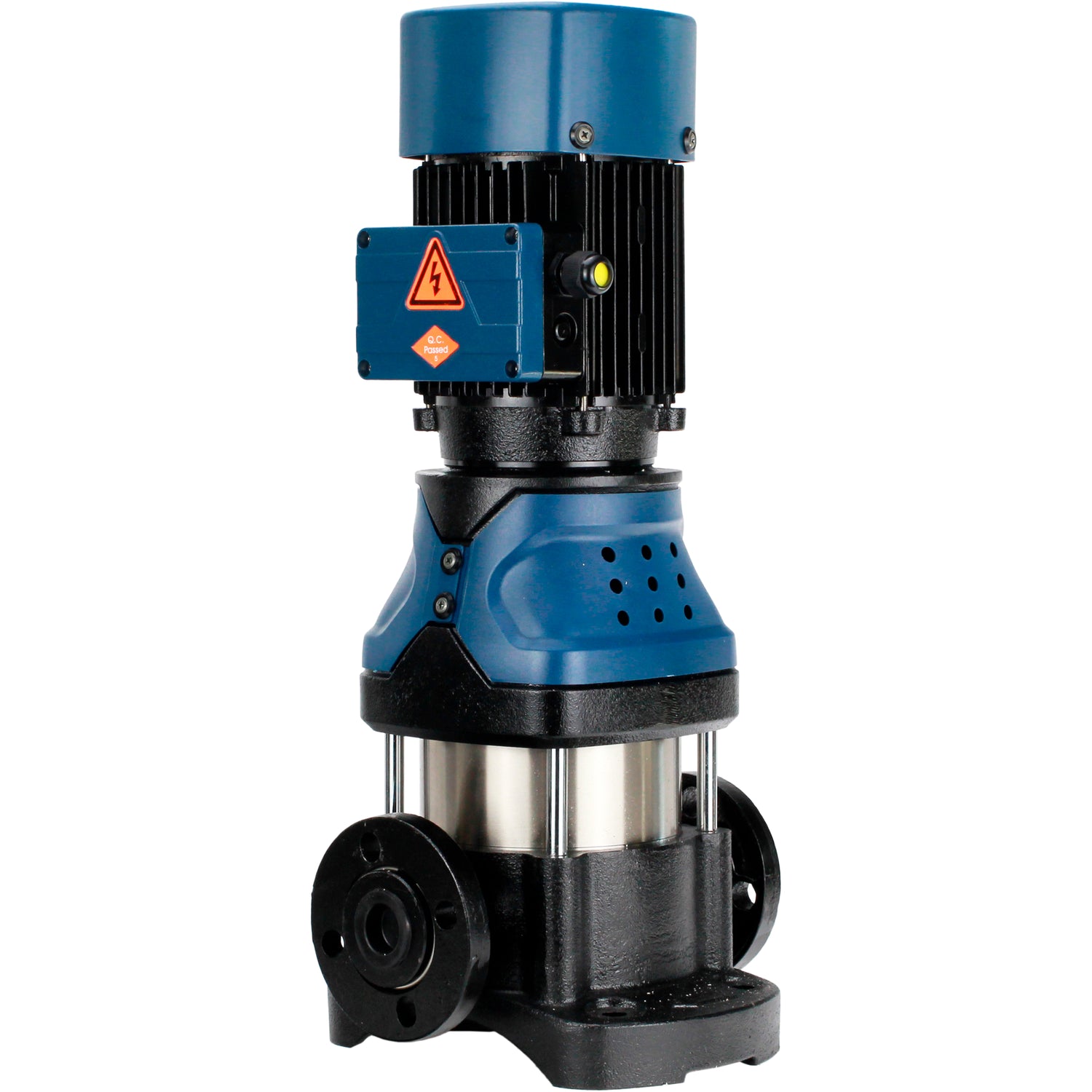 Multi-stage inline pumps Elephant CDM/0FC surface, vertical, cast iron housing, power - 0.37-4 kW, head - 23-68 m, capacity - 50-250 l/min, 380 V