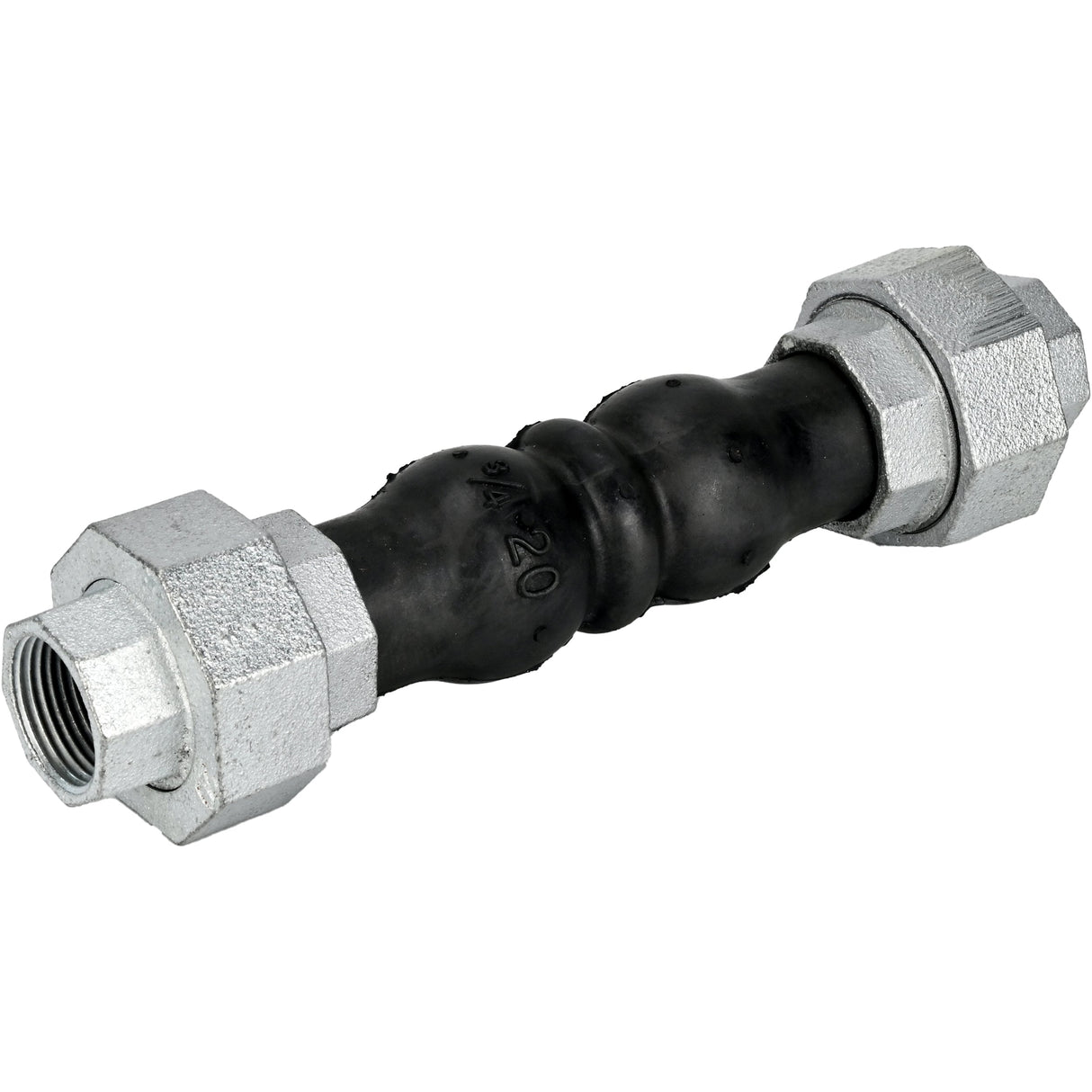 Rubber expansion joints Elephant CR-E17-T PN16, rubber insert (body) - EPDM, connection type - threaded, material of threaded elements - cast iron