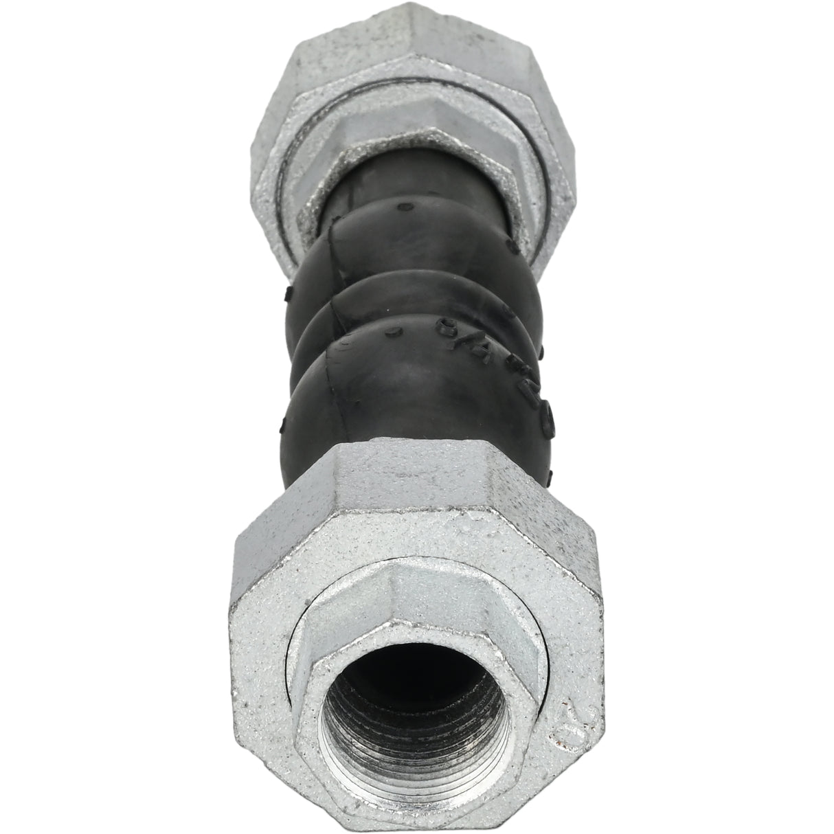 Rubber expansion joints Elephant CR-E17-T, rubber insert (body) - EPDM, connection type - threaded, material of threaded elements - cast iron