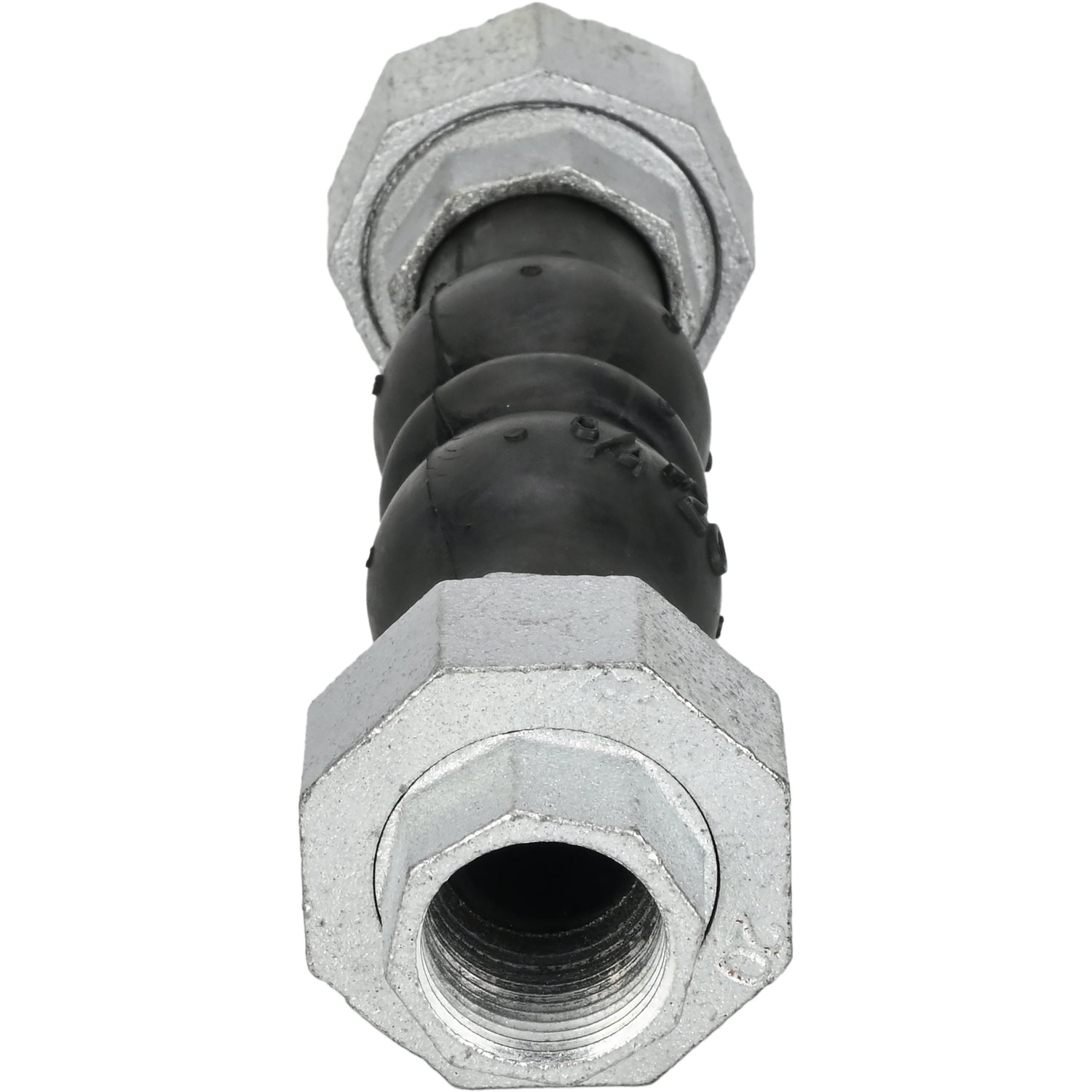 Rubber expansion joints Elephant CR-E17-T, rubber insert (body) - EPDM, connection type - threaded, material of threaded elements - cast iron