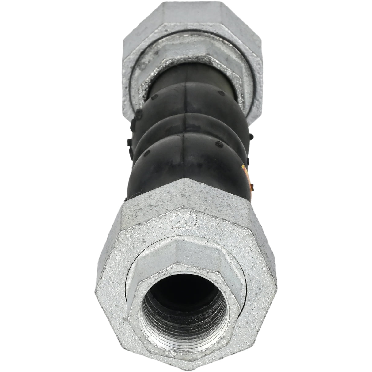 Rubber expansion joints Elephant CR-E17-T, rubber insert (body) - EPDM, connection type - threaded, material of threaded elements - cast iron