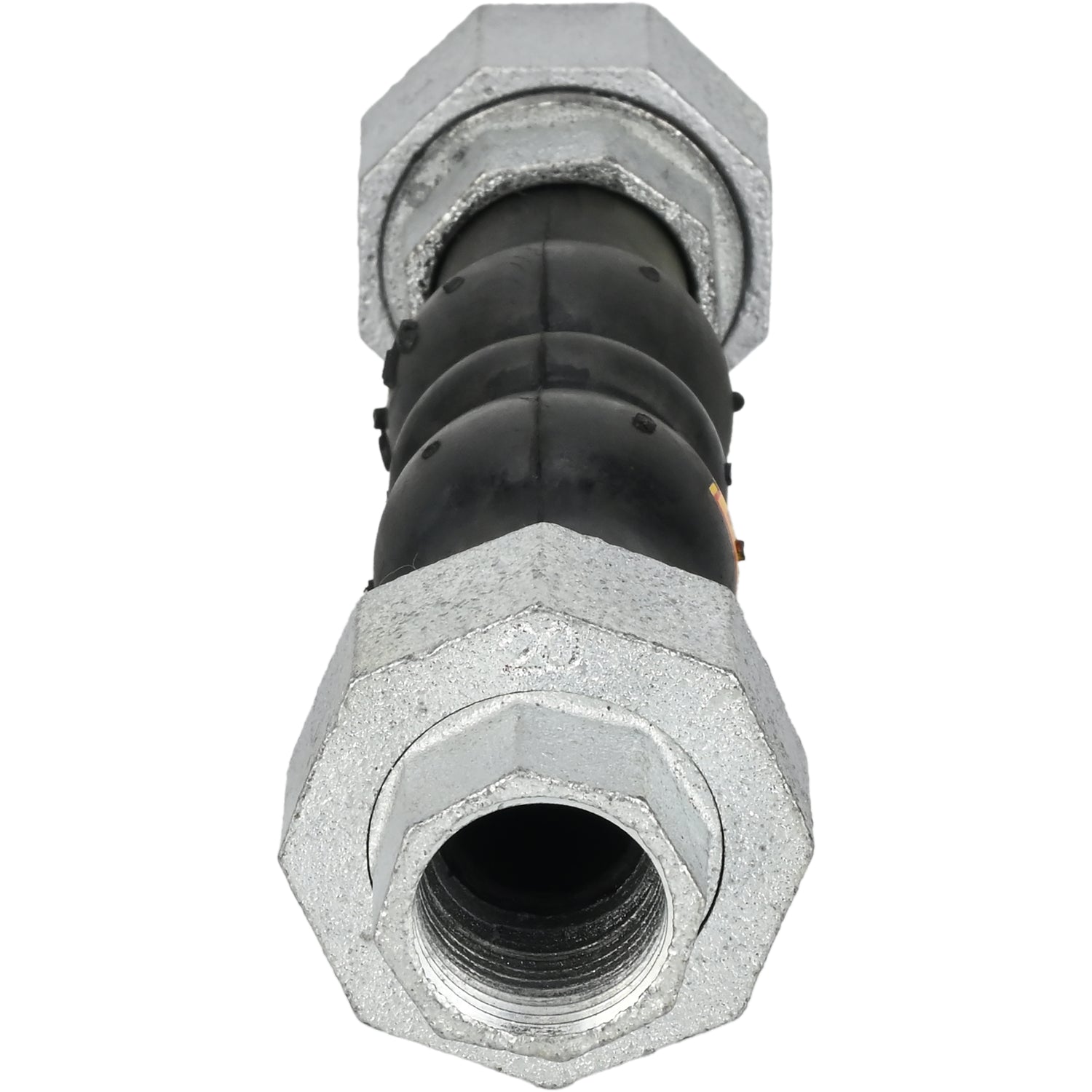 Rubber expansion joints Elephant CR-E17-T, rubber insert (body) - EPDM, connection type - threaded, material of threaded elements - cast iron