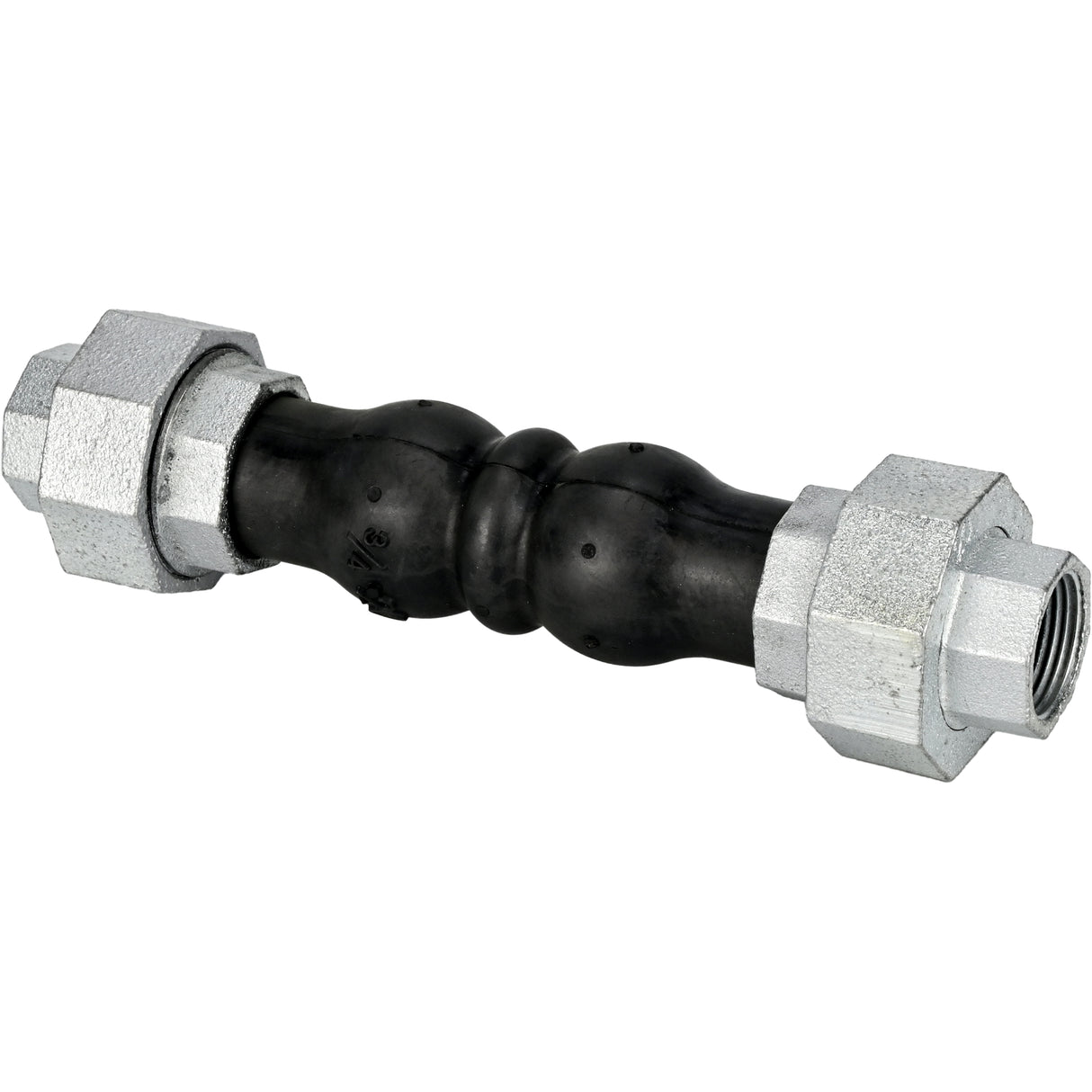 Rubber expansion joints Elephant CR-E17-T, rubber insert (body) - EPDM, connection type - threaded, material of threaded elements - cast iron