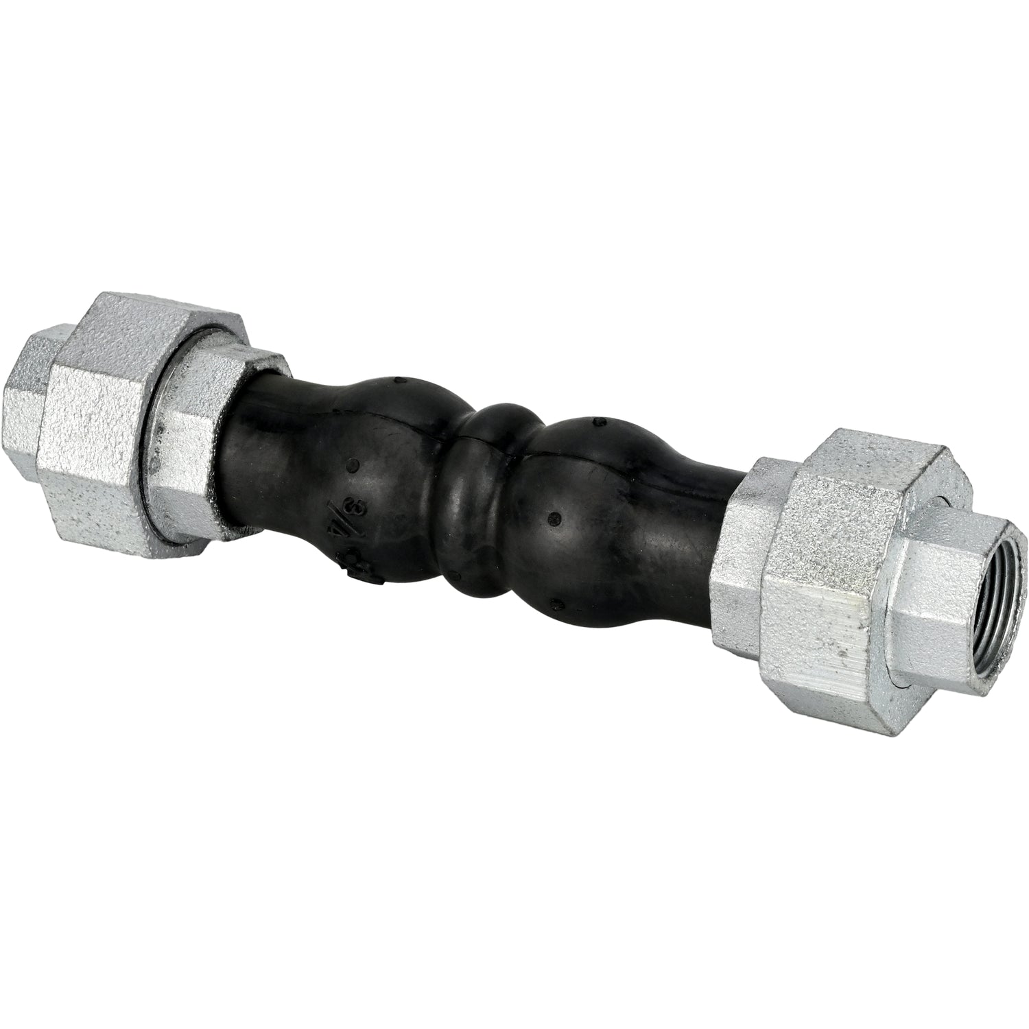 Rubber expansion joints Elephant CR-E17-T, rubber insert (body) - EPDM, connection type - threaded, material of threaded elements - cast iron