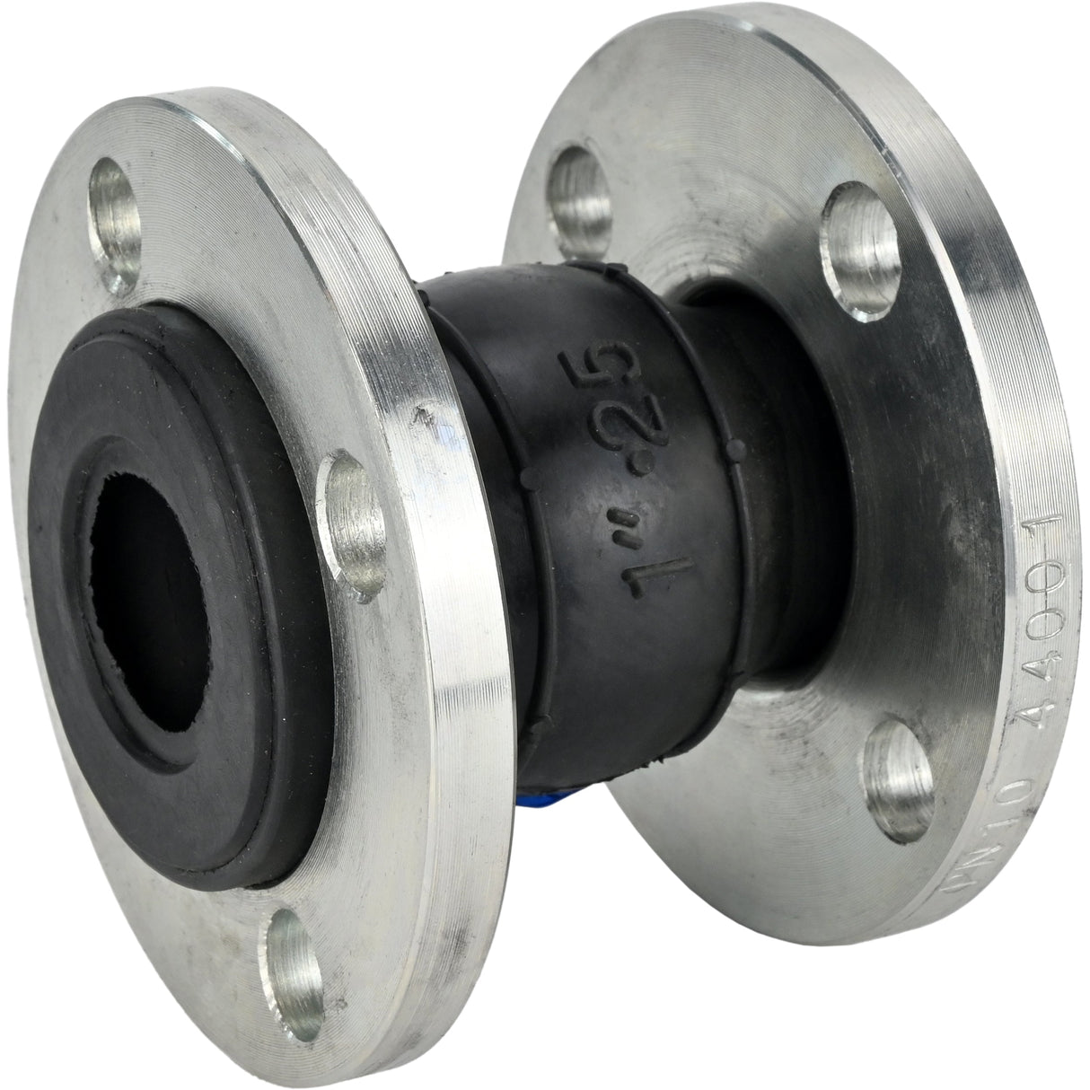 Rubber compensator Elephant CR-E25-F PN10, rubber insert (body) - EPDM, connection type - flanged, flange material - galvanized carbon steel