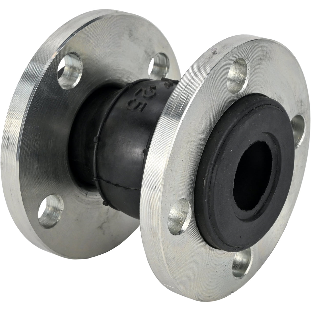 Rubber compensator Elephant CR-E25-F PN10, rubber insert (body) - EPDM, connection type - flanged, flange material - galvanized carbon steel