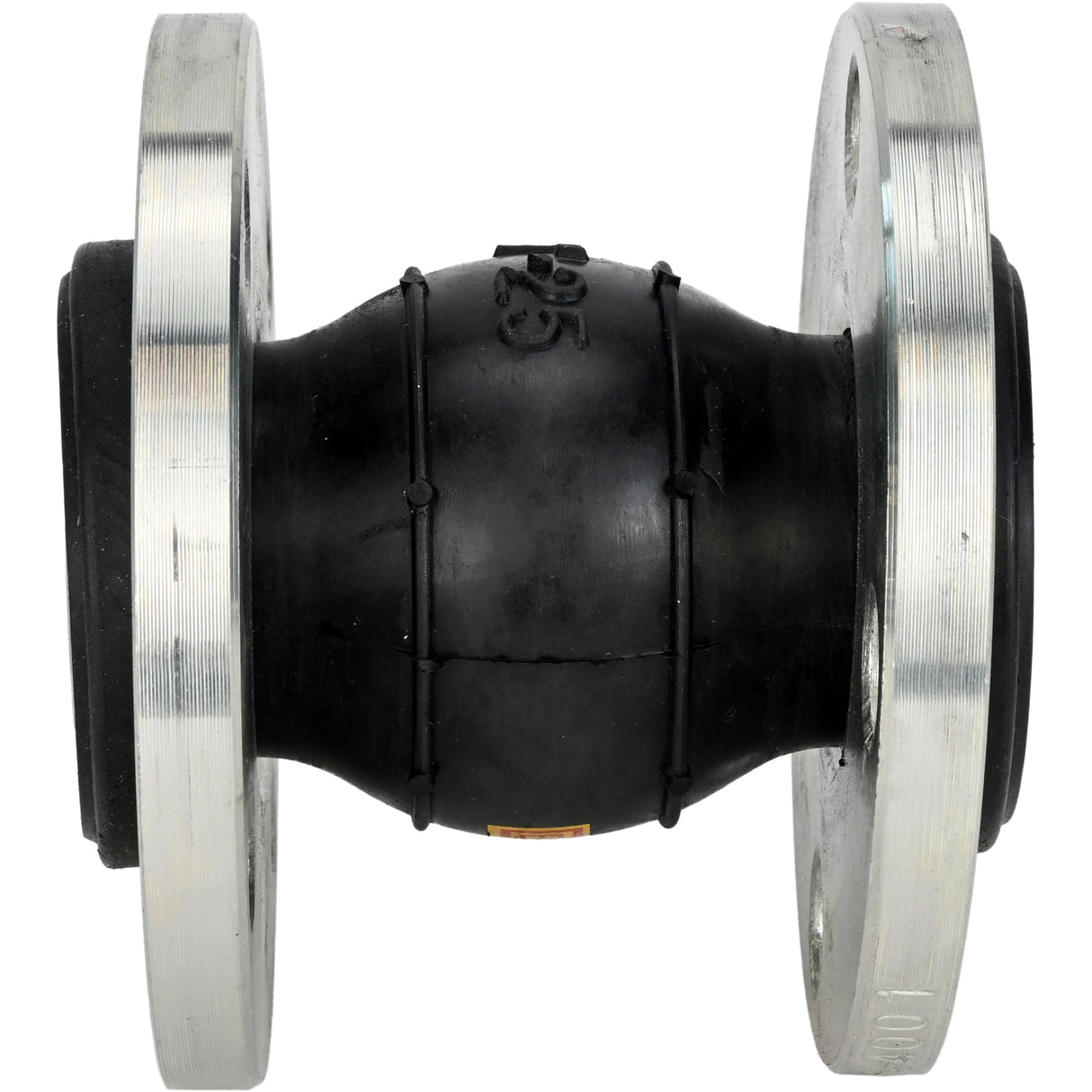 Rubber compensator Elephant CR-E25-F PN16, rubber insert (body) - EPDM, connection type - flanged, flange material - galvanized carbon steel
